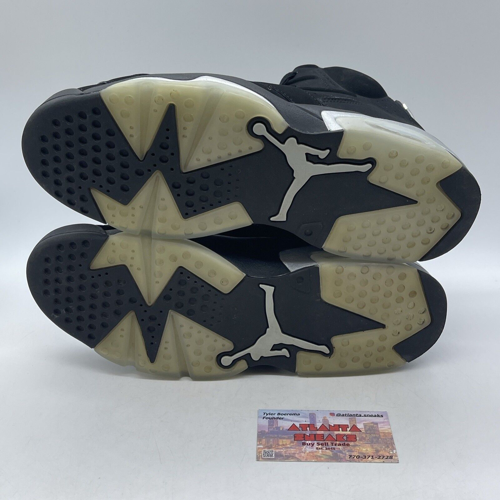 Size 11 - Jordan 6 Retro Mid Chrome Silver Black Suede Leather (DX2836-001)