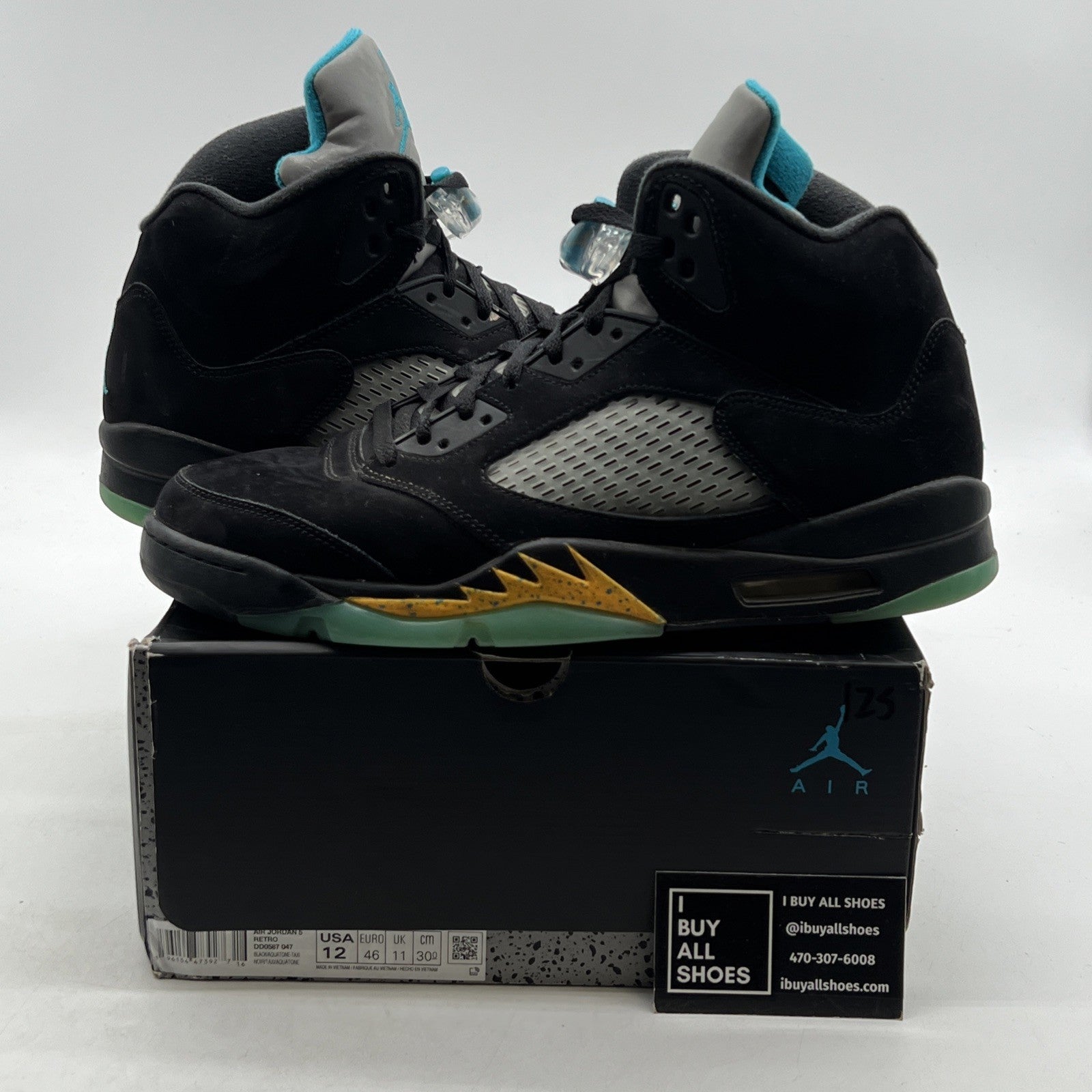 Size 12 - Air Jordan 5 Retro Mid Aqua (DD0587-047)