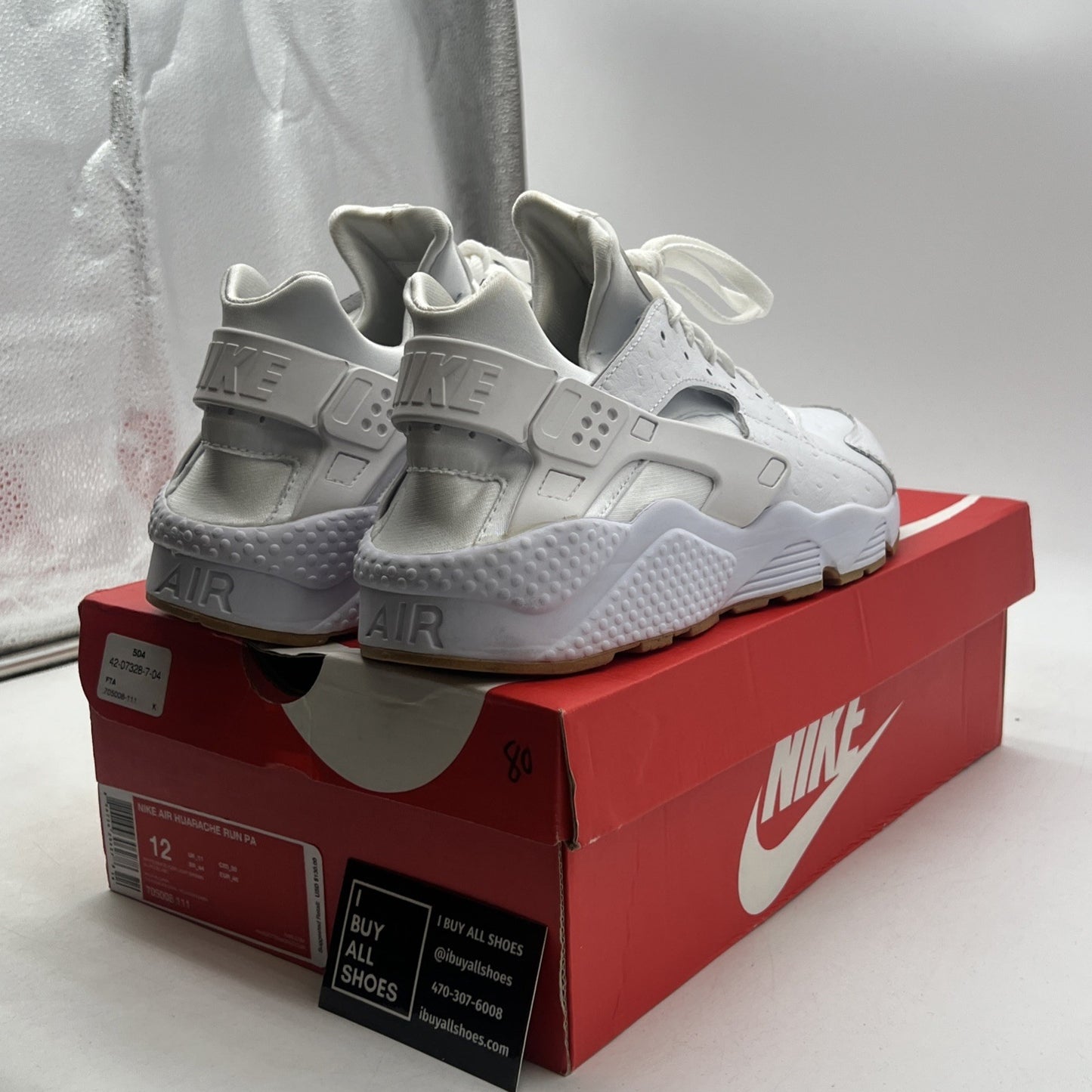 Size 12 - Nike Air Huarache Run PA Ostrich Gum (705008-111)