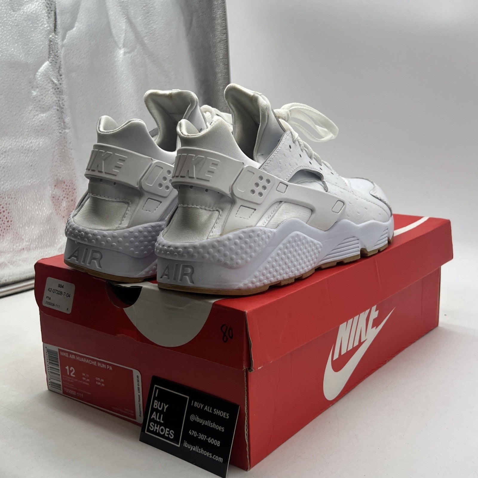 Size 12 - Nike Air Huarache Run PA Ostrich Gum (705008-111)