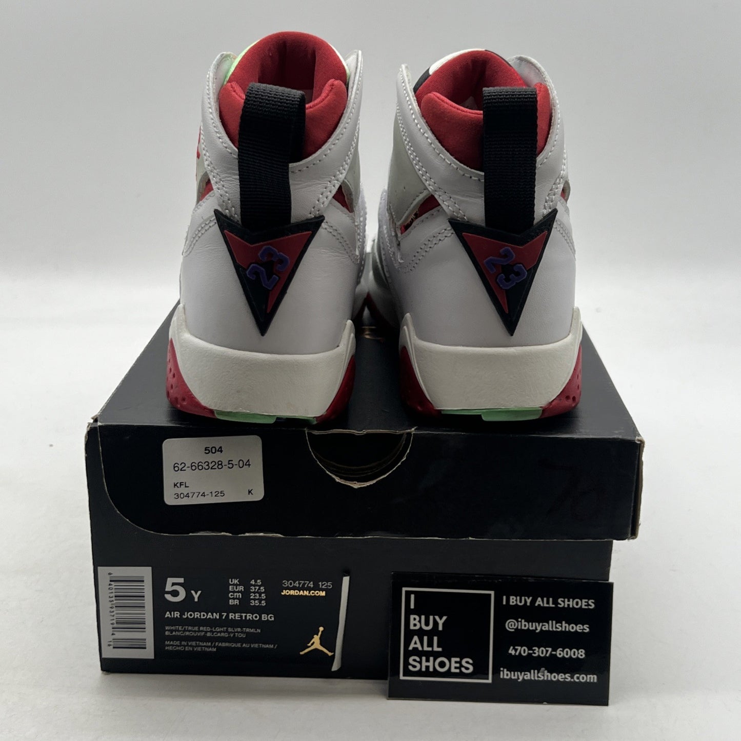 Size 5Y - Air Jordan 7 Retro High Hare (304774-125)