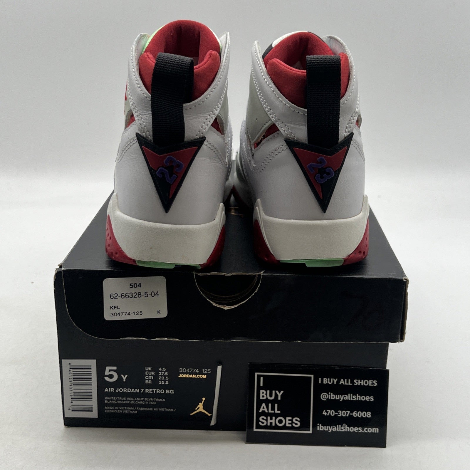 Size 5Y - Air Jordan 7 Retro High Hare (304774-125)