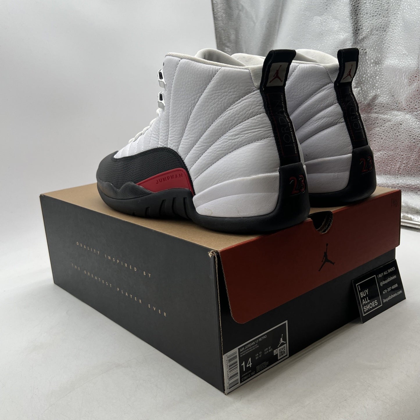 Size 14 - Air Jordan 12 Retro Taxi Flip (CT8013-162)
