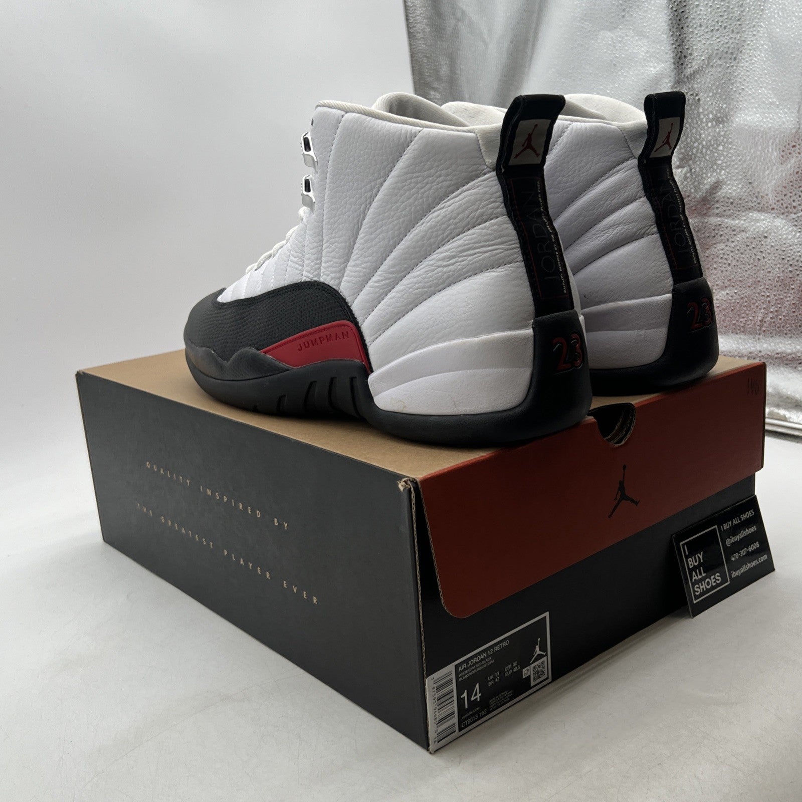 Size 14 - Air Jordan 12 Retro Taxi Flip (CT8013-162)