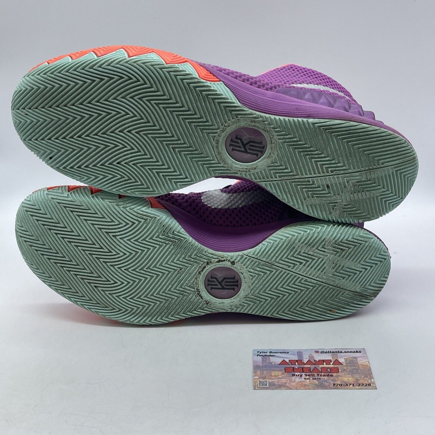 Size 13 - Nike Kyrie 1 Easter Purple Grey Orange Blue (705277-508)