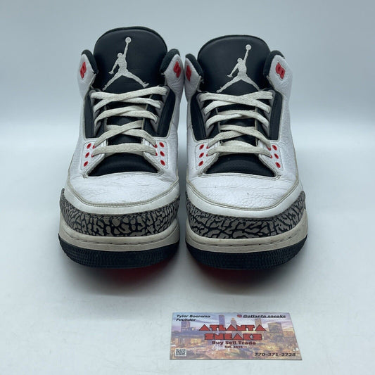 Size 13 - Air Jordan 3 Retro Infrared 23 Black Red White Grey (136064-123)