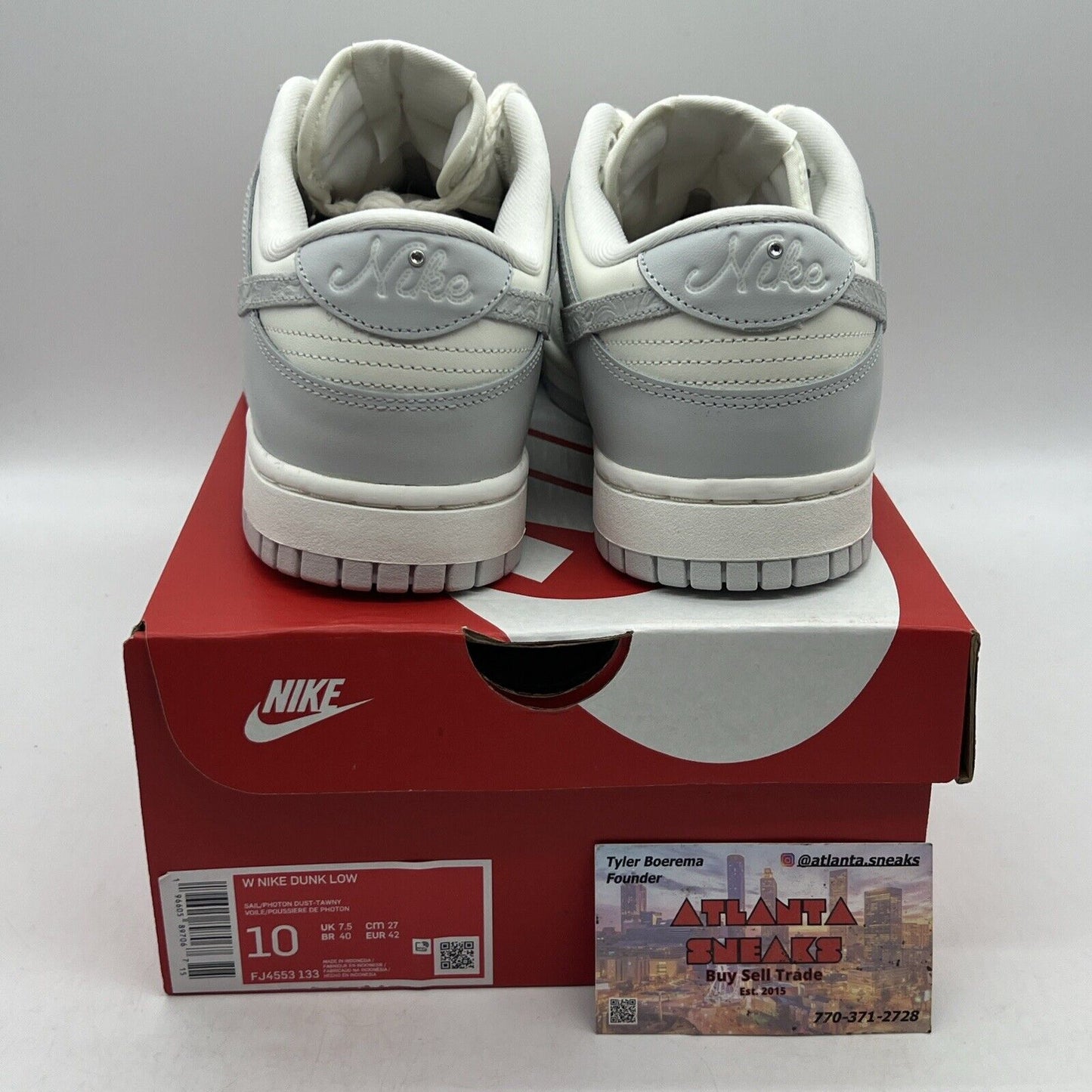 Size 10 - Nike Dunk Low Needlework W  Brand New Og All