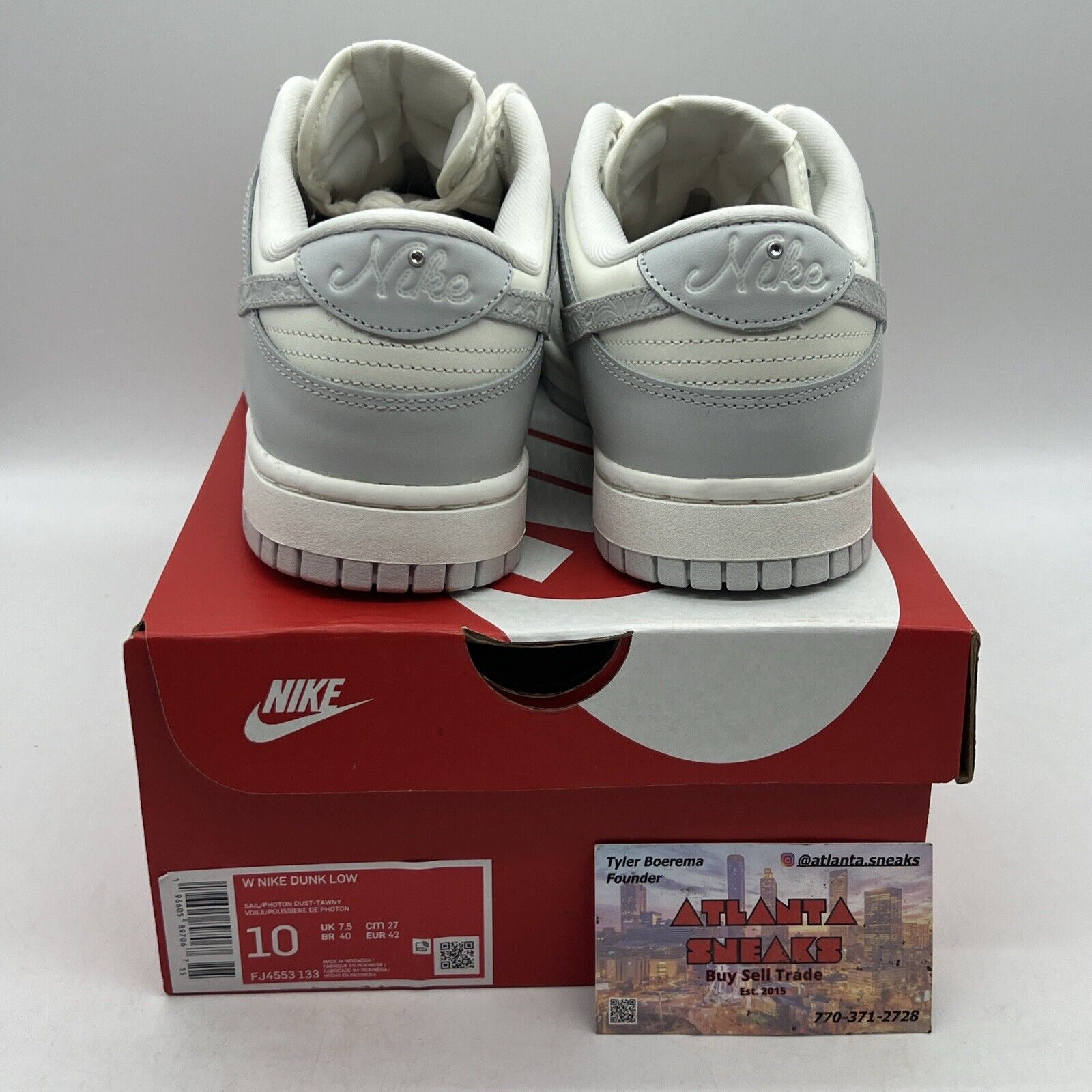 Size 10 - Nike Dunk Low Needlework W  Brand New Og All