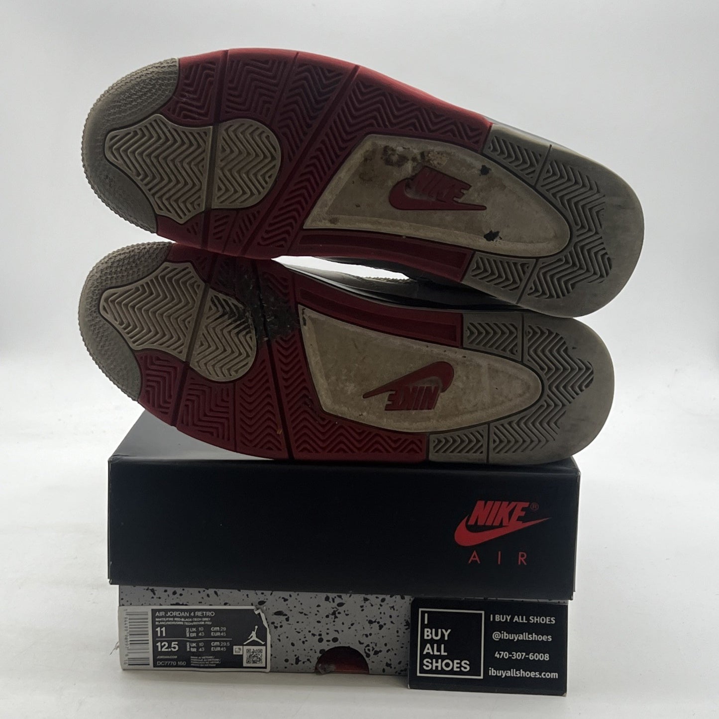 Size 11 - Air Jordan 4 Retro OG Mid Fire Red (DC7770-160)