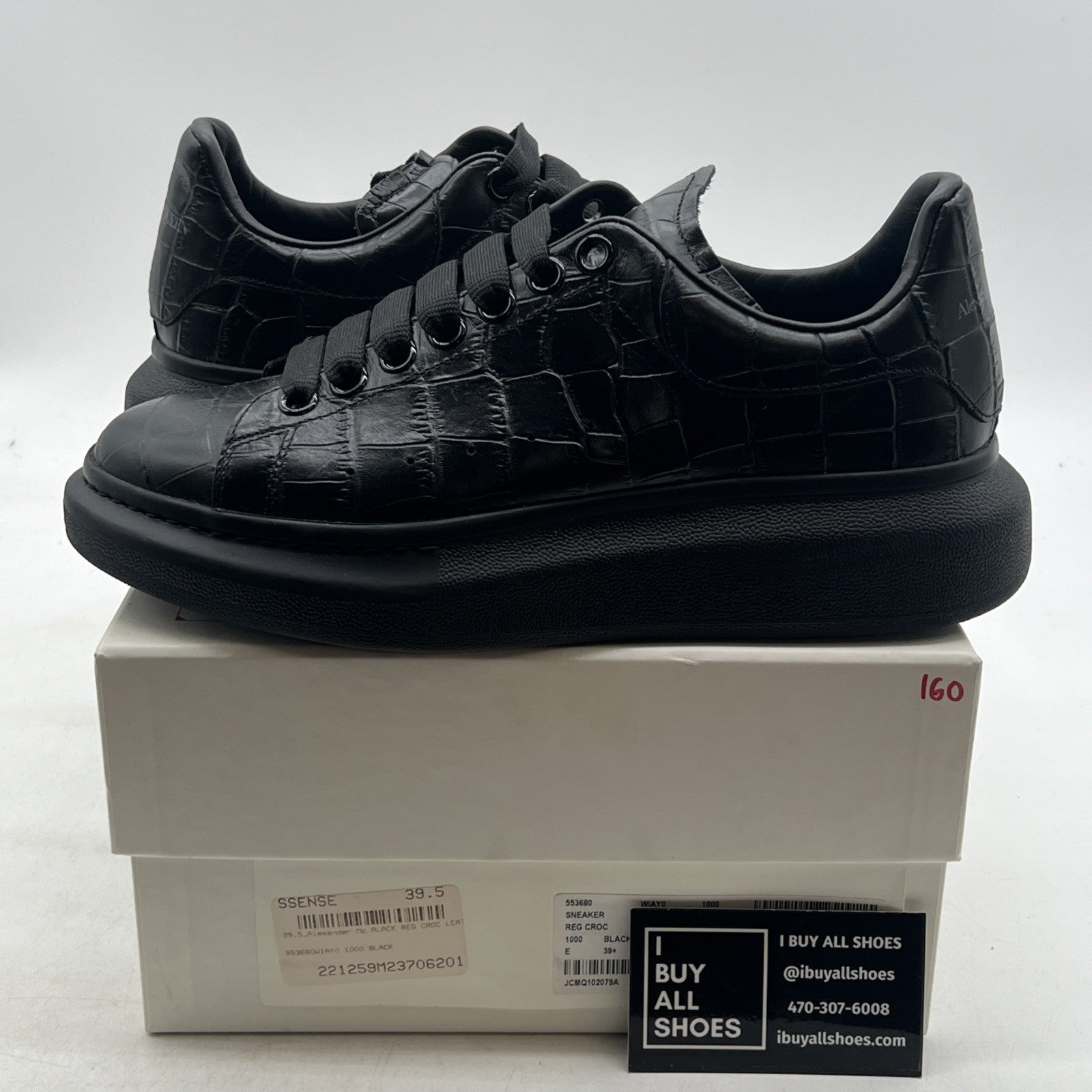Size 39.5 - Alexander McQueen Sneaker Oversized Classic Men Black