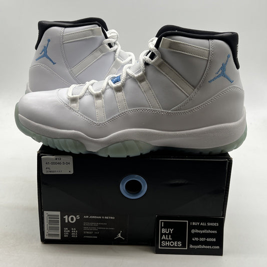 Size 10.5 - Air Jordan 11 Retro High Legend Blue (378037-117)