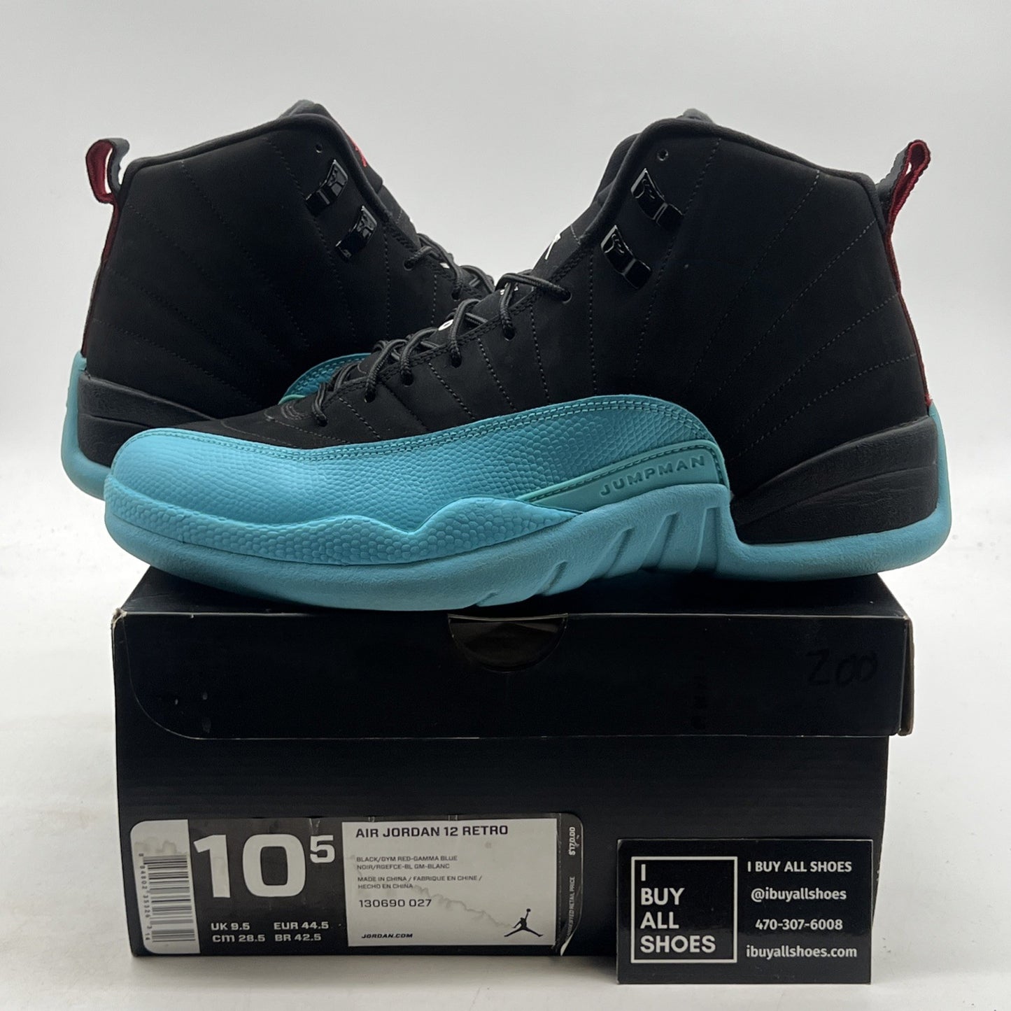 Size 10.5 - Air Jordan 12 Retro Gamma Blue (130690-027)