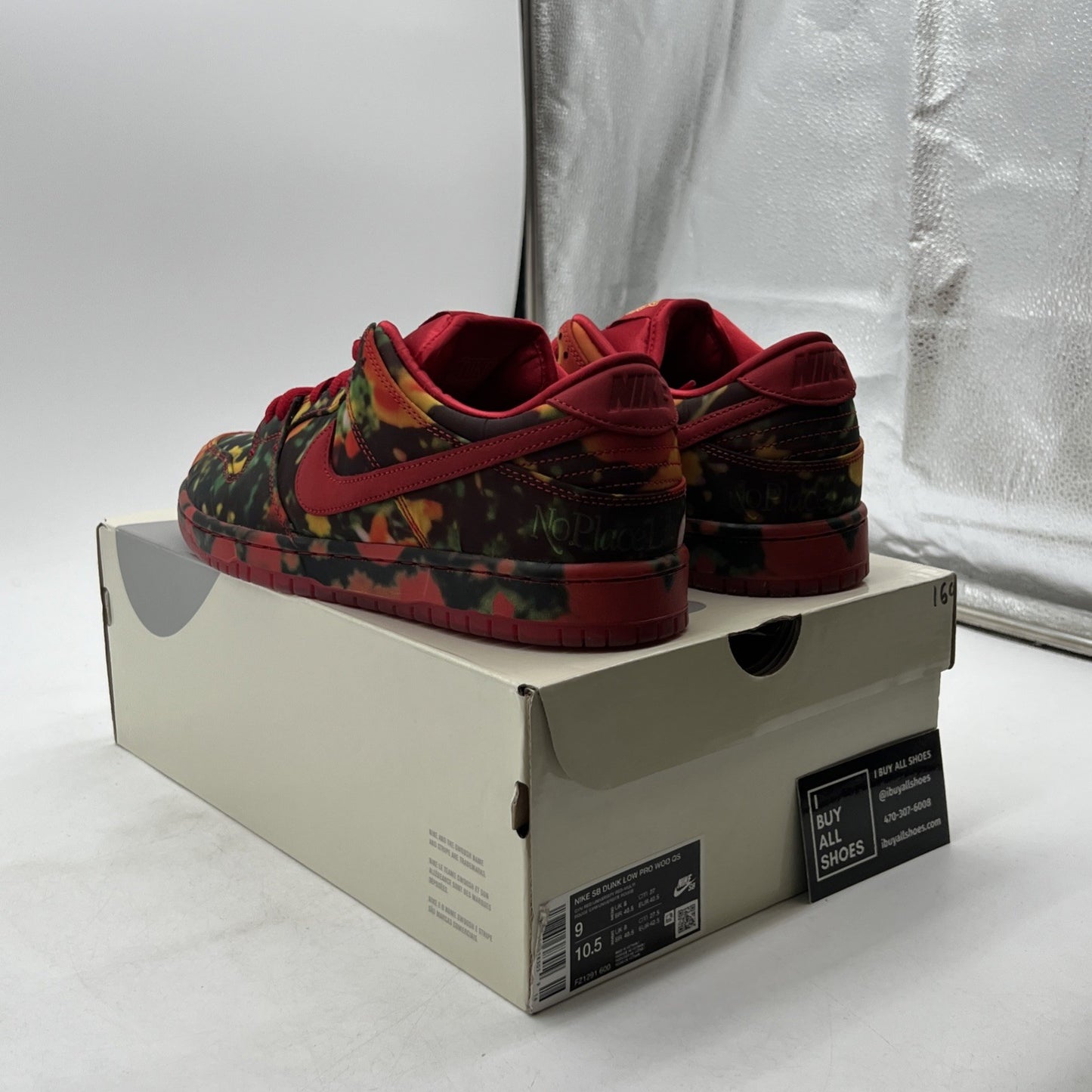 Size 9 - Nike The Wizard of Oz x Dunk SB Low Poppy Field (FZ1291-600)
