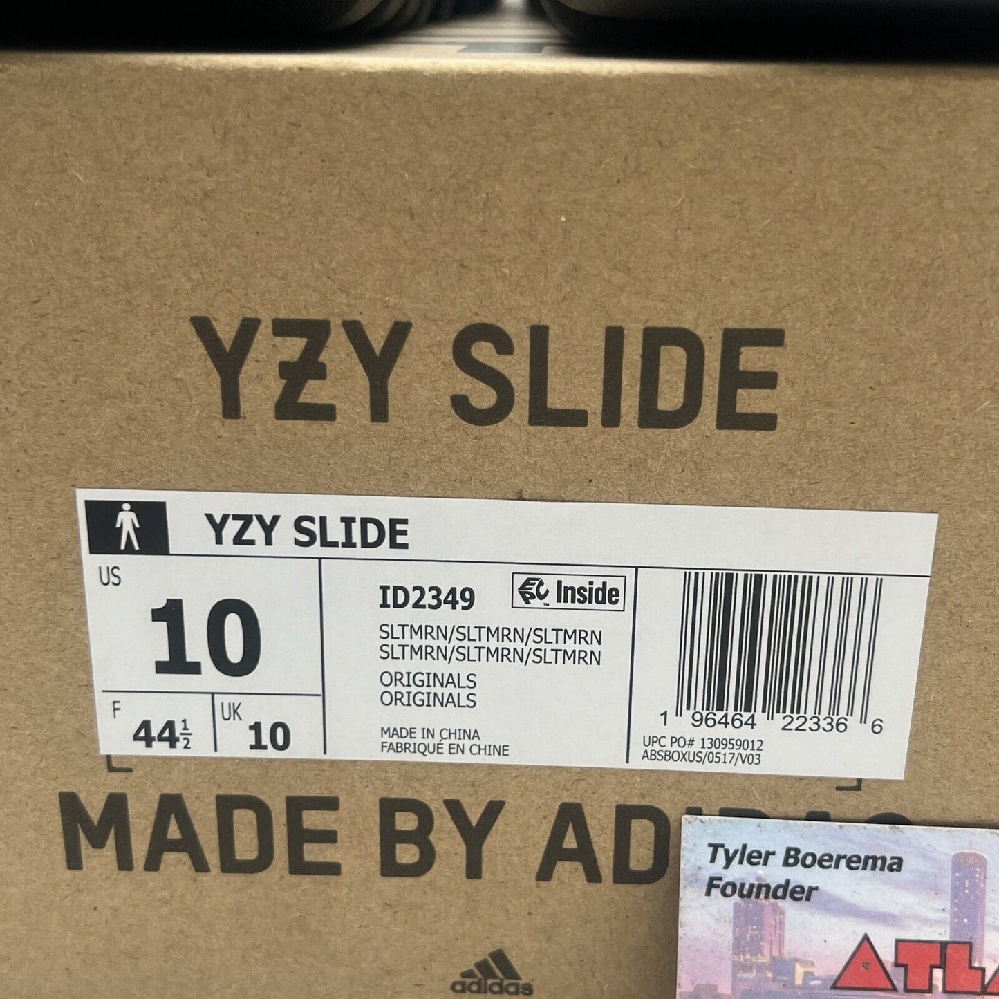 Size 10 - Adidas Yeezy Slide Slate Marine (ID2349)