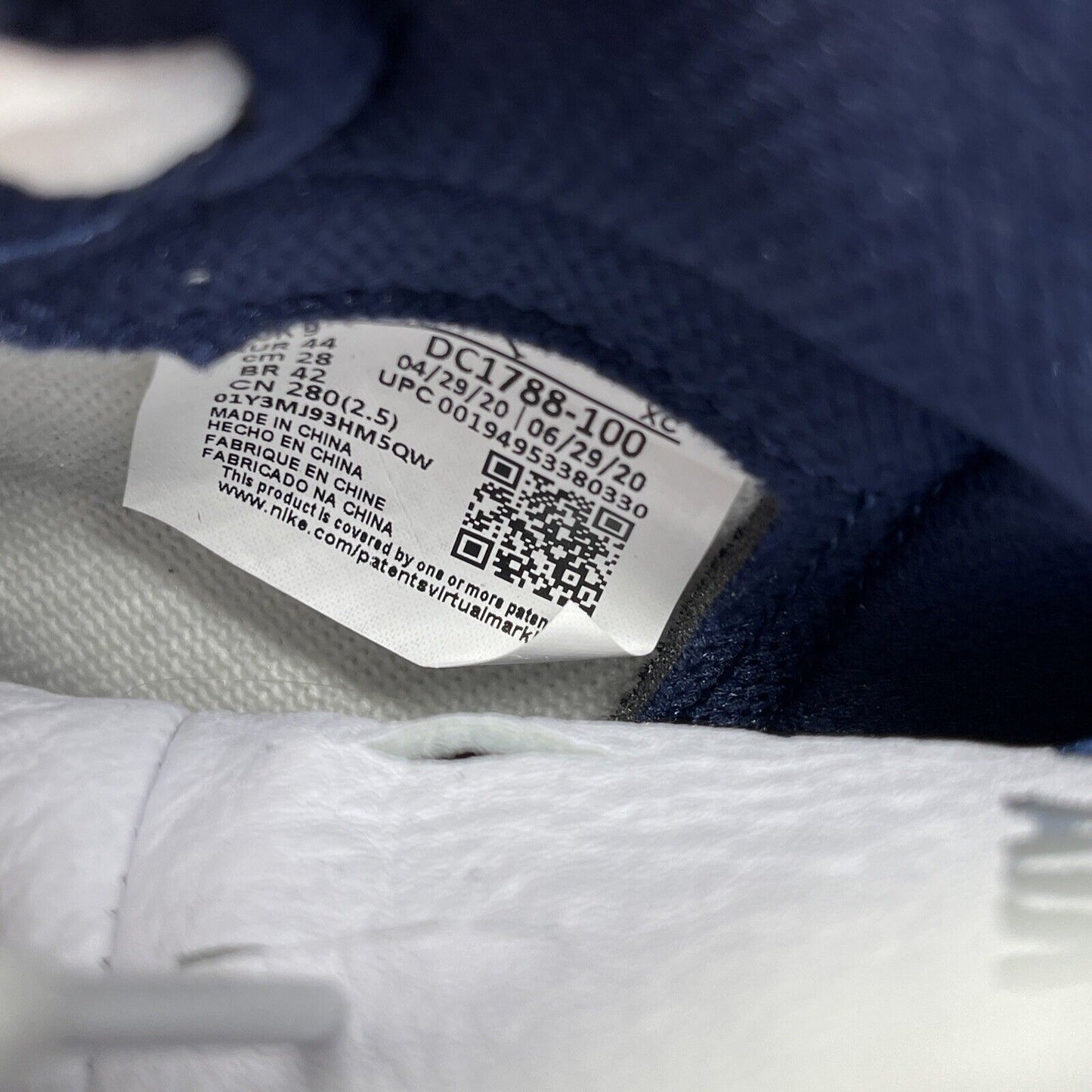 Size 10 - Jordan 1 Retro High CO.JP Midnight Navy White Suede (DC1788-100)