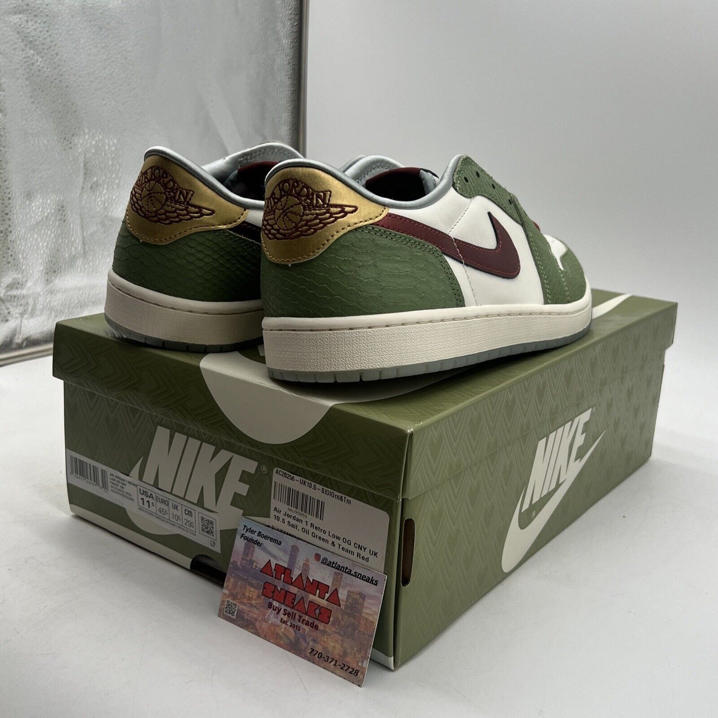 Size 11.5 - Air Jordan 1 Retro OG Low Year of the Dragon (FN3727-100)
