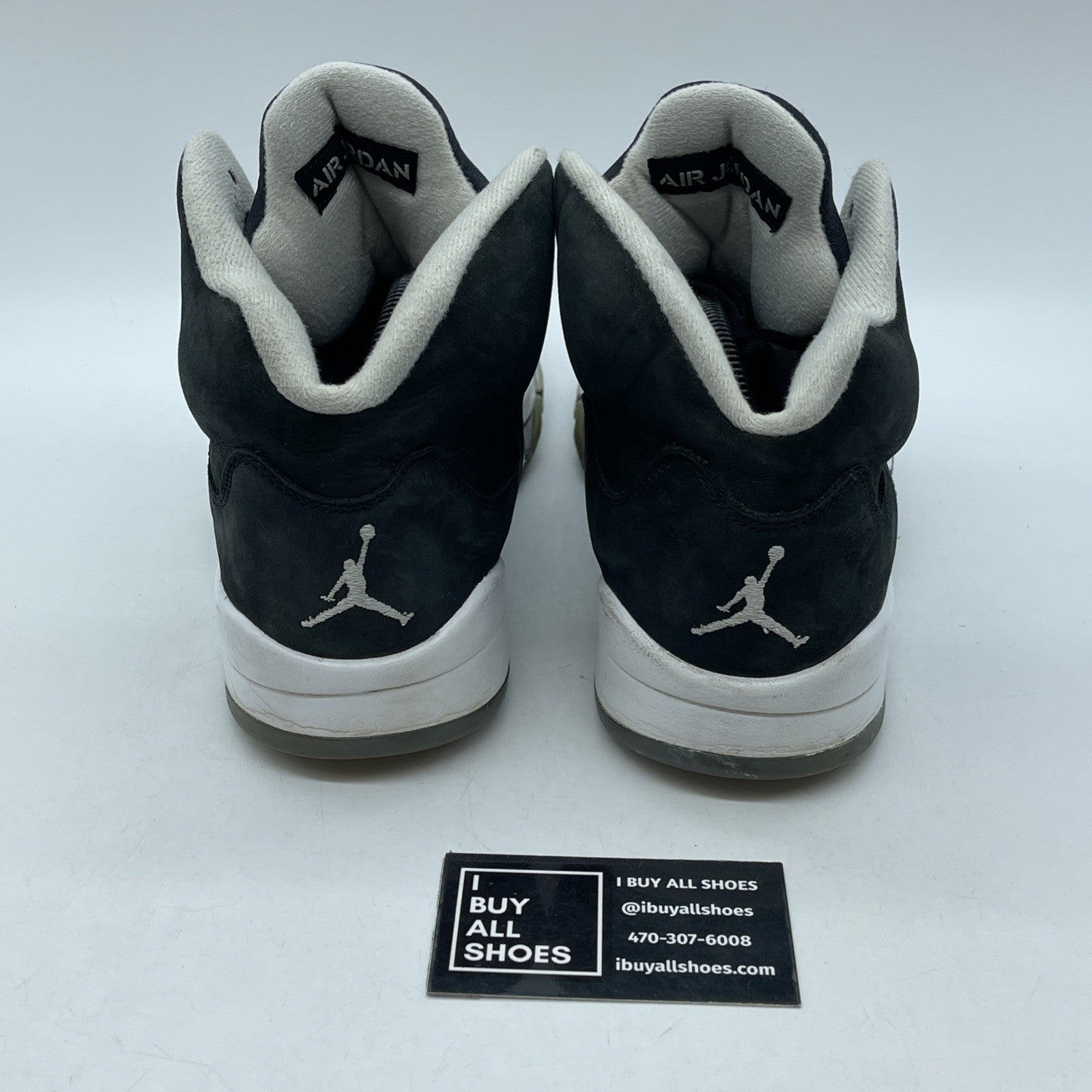 Size 9.5 - Jordan 5 Retro Mid Oreo Black White Suede (CT4838-011)