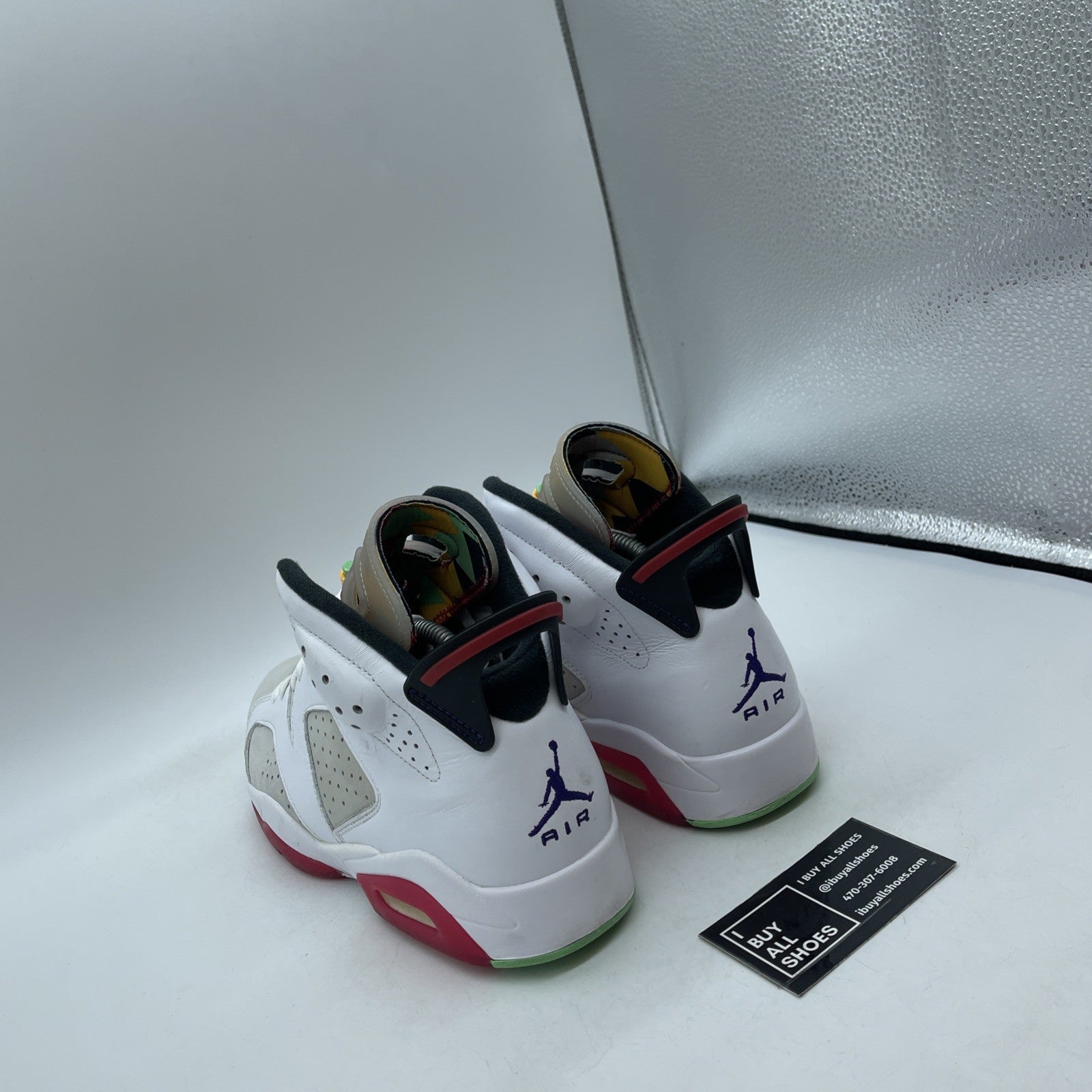 Size 9 - Air Jordan 6 Retro Hare Grey White Purple Leather (CT8529-062)