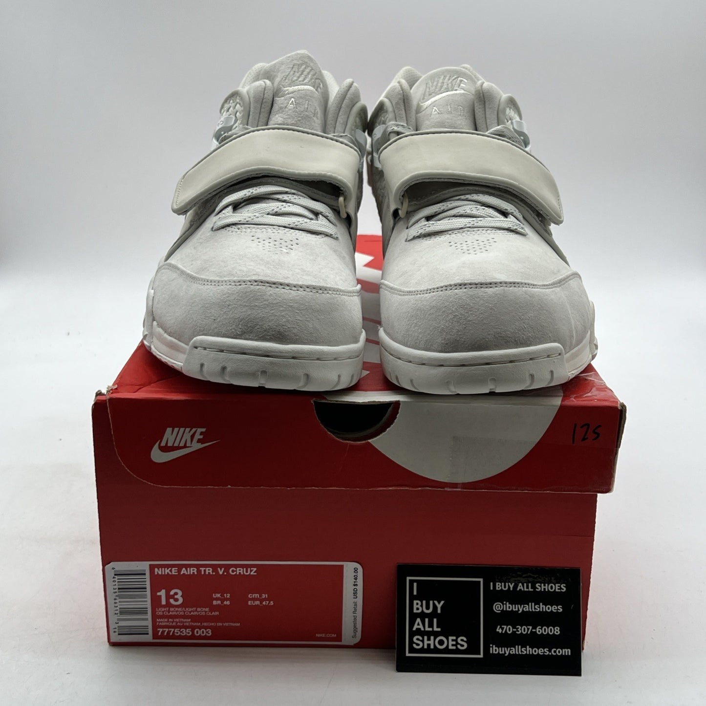 Size 13 - Nike Air Trainer Cruz Light Bone (777535-003)