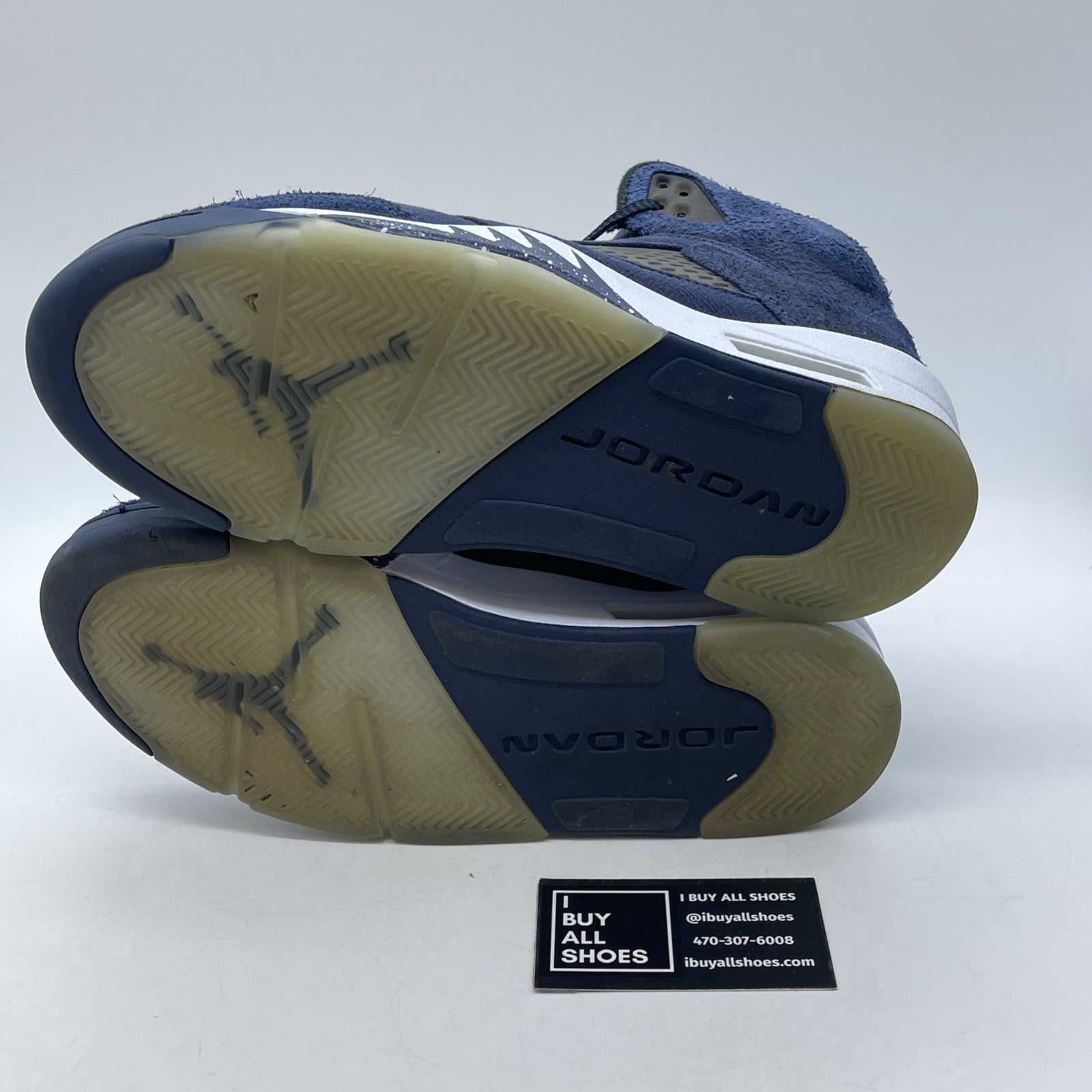 Size 8 - Air Jordan 5 Retro SE Midnight Navy Black Suede (FD6812-400)