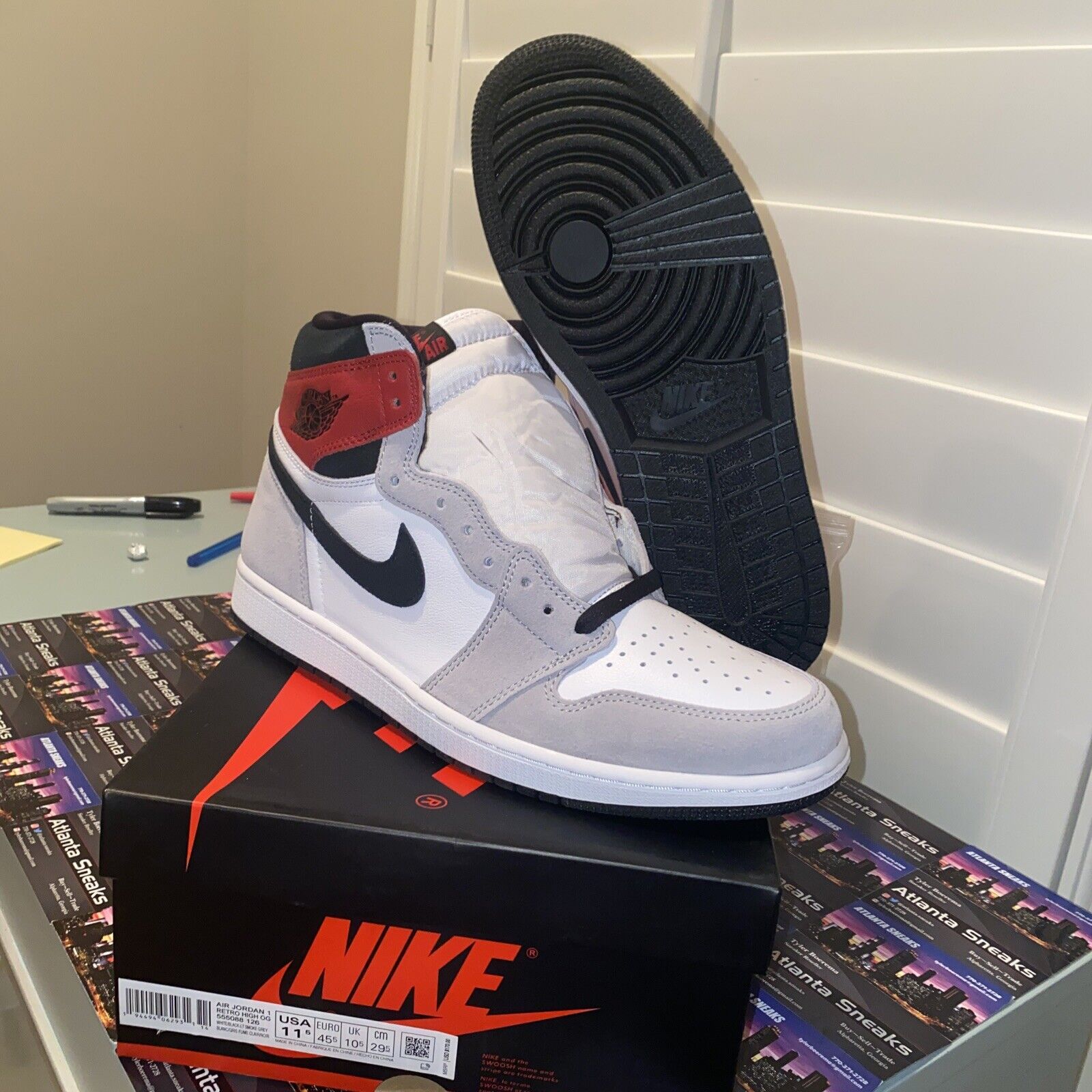 Size 11.5 - Jordan 1 Retro High OG Smoke Gray 2020