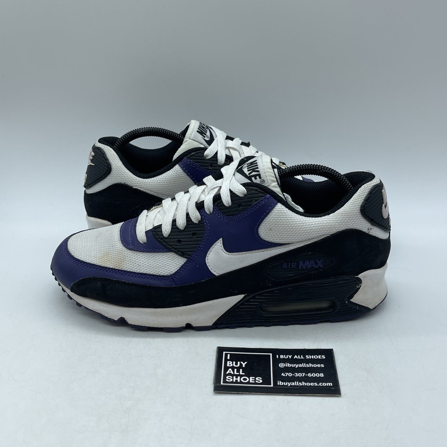 Size 9.5 - Nike Air Max 90 Black (325018-053)