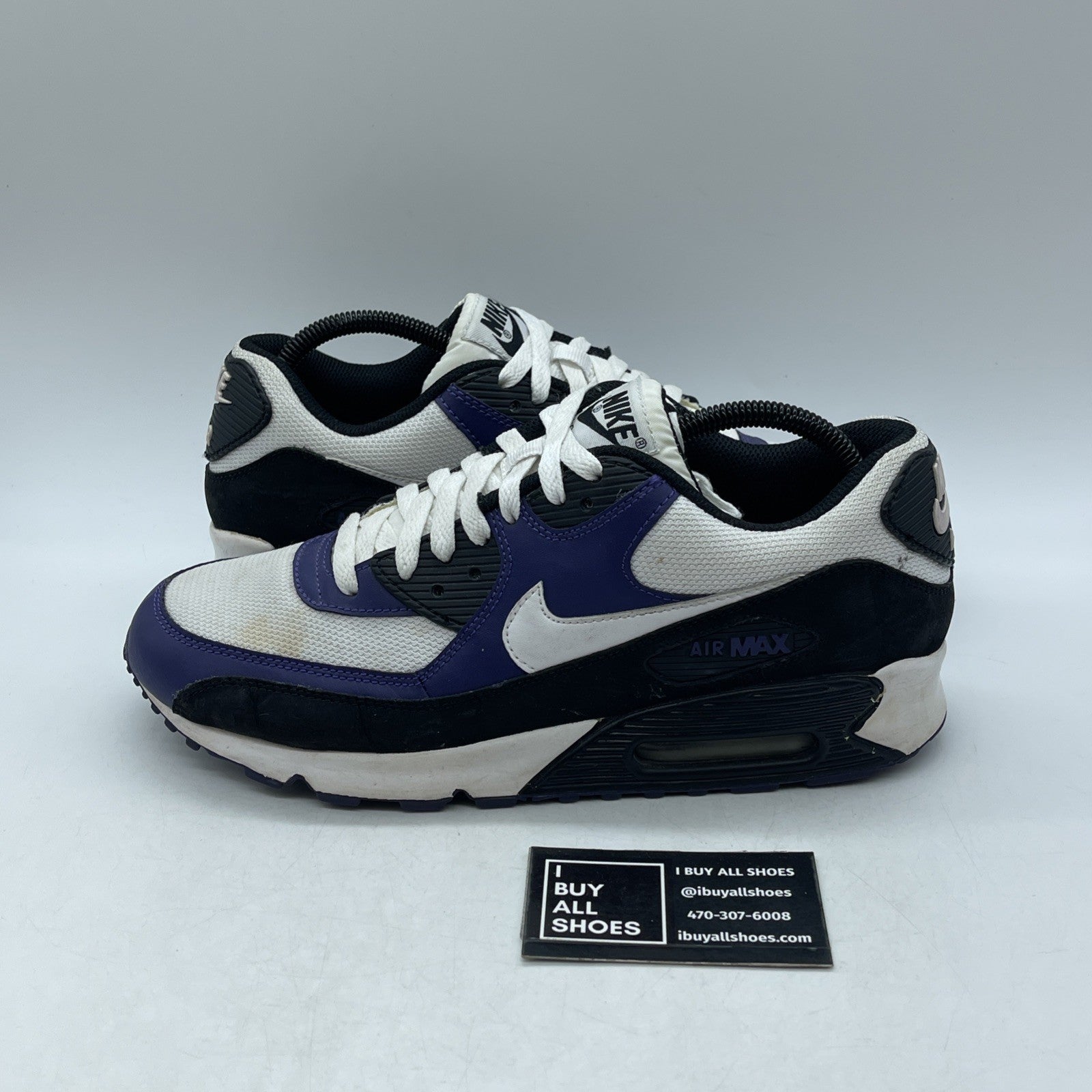 Size 9.5 - Nike Air Max 90 Black (325018-053)