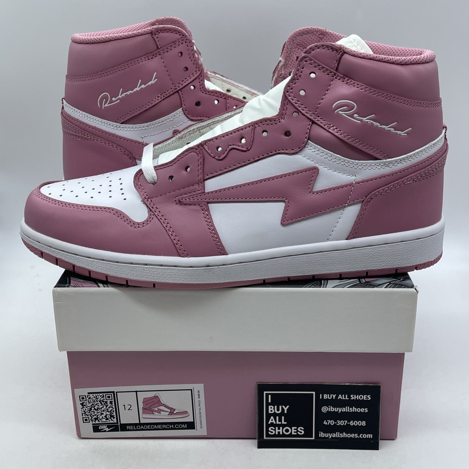 Size 12 - AIR KIY x REVES PARIS ‘85 HI BLUSH PINK