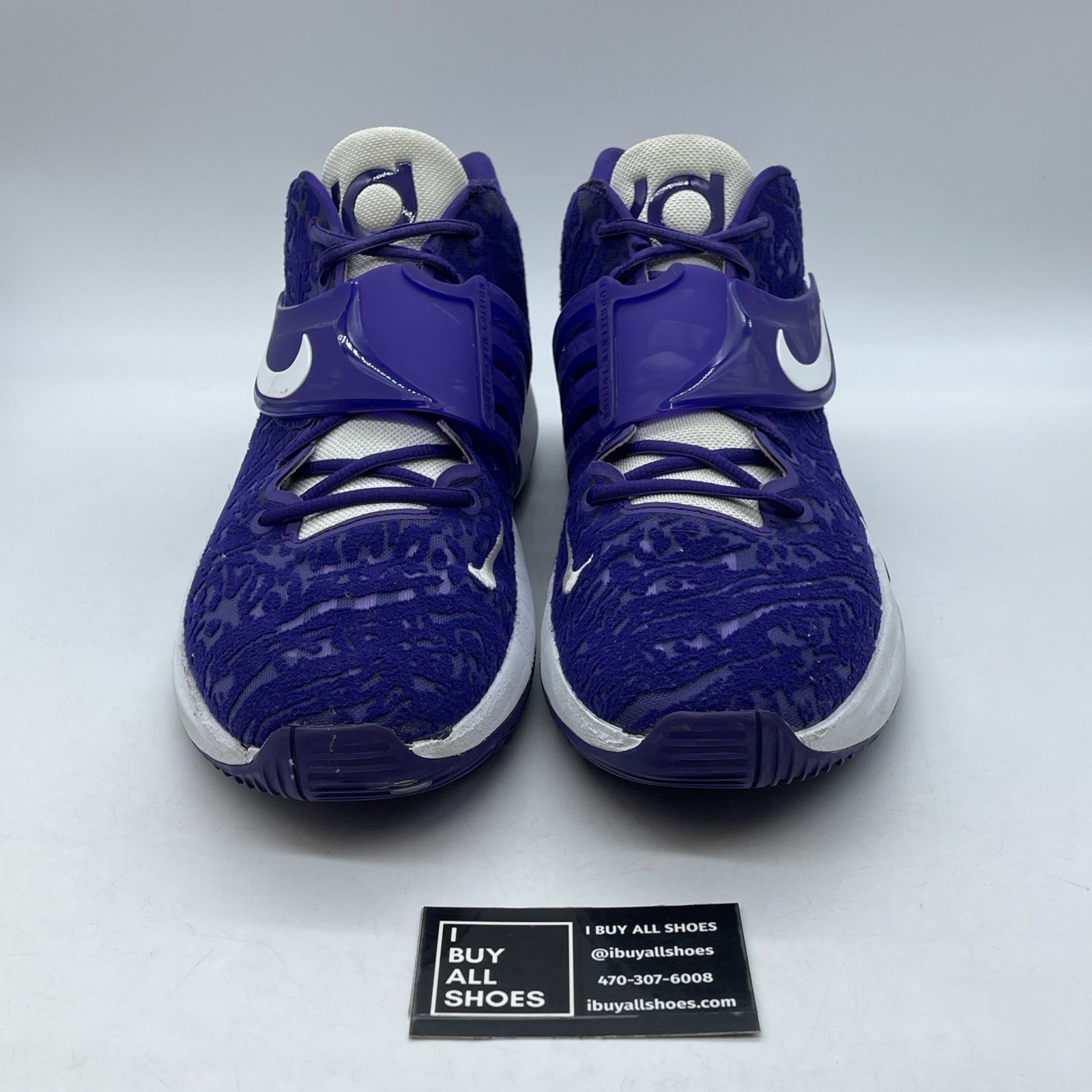 Size 14 - Nike KD 14 TB Field Purple White Suede (DM5040-500)