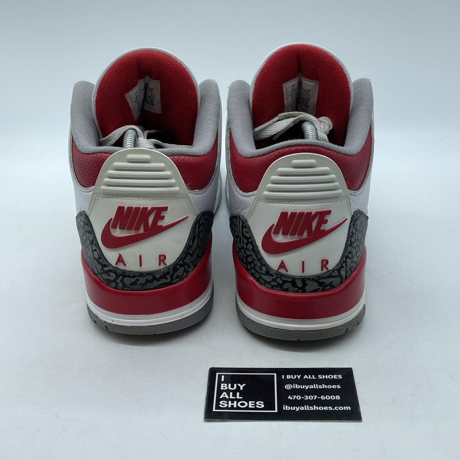 Size 11 - Jordan 3 Retro Mid Fire Red Grey White Suede Leather (DN3707-160)