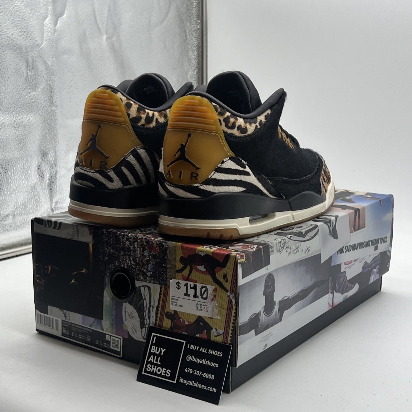 Size 10.5 - Air Jordan 3 Retro SE Animal Instinct (CK4344-002)