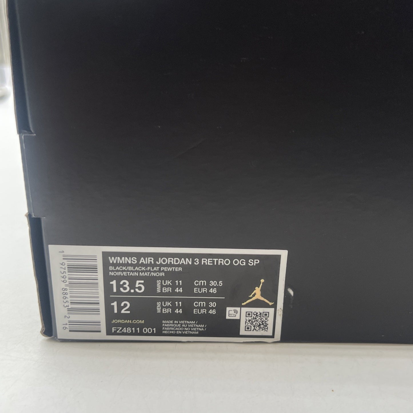 Size 13.5 - A Ma Maniére x Air Jordan 3 Retro While You Were Sleeping W