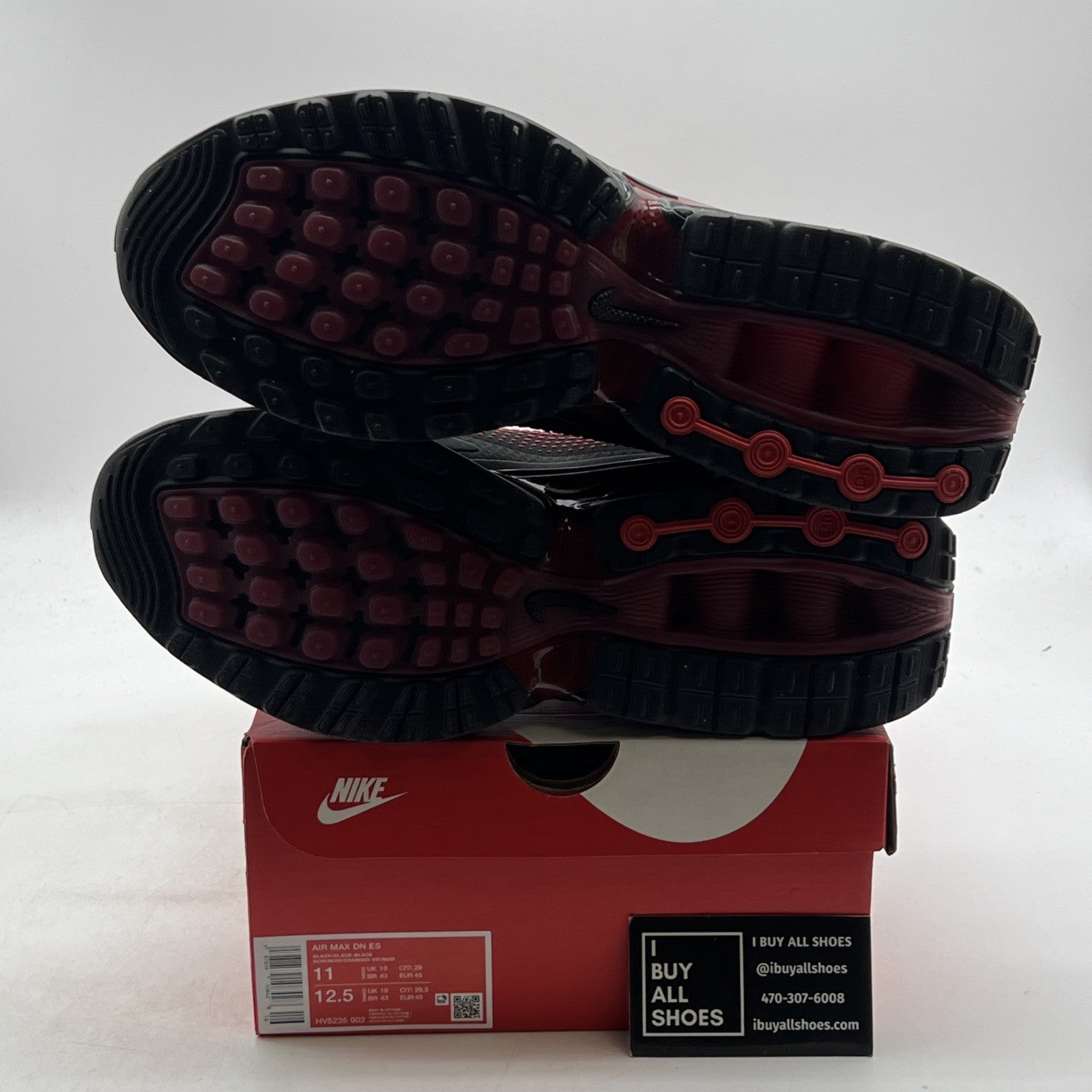 Size 11 - Nike Air Max DN Essential Black Bright Crimson (HV5235-002)