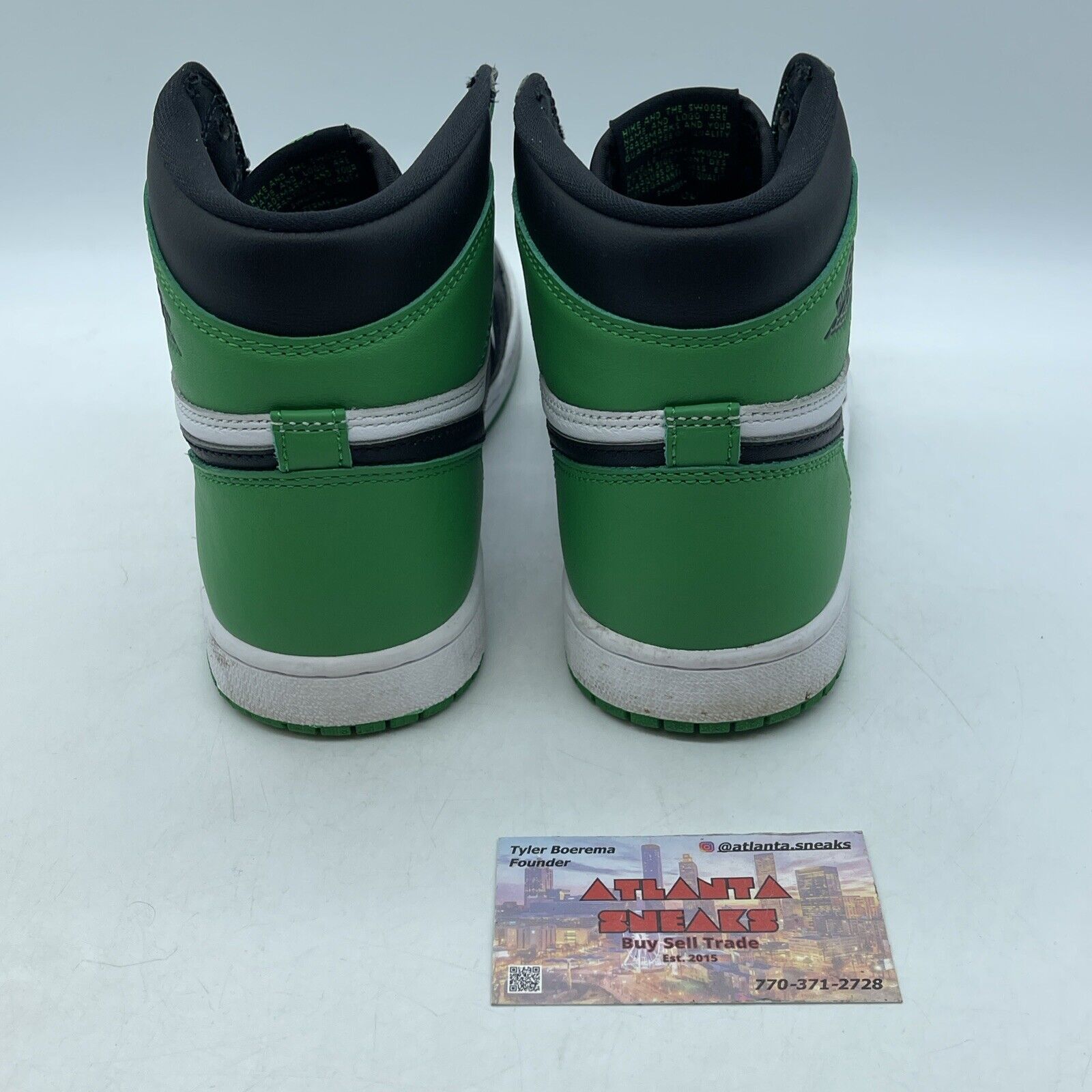 Size 6.5 - Air Jordan 1 Retro OG High Lucky Green White Black (DZ5485-031)