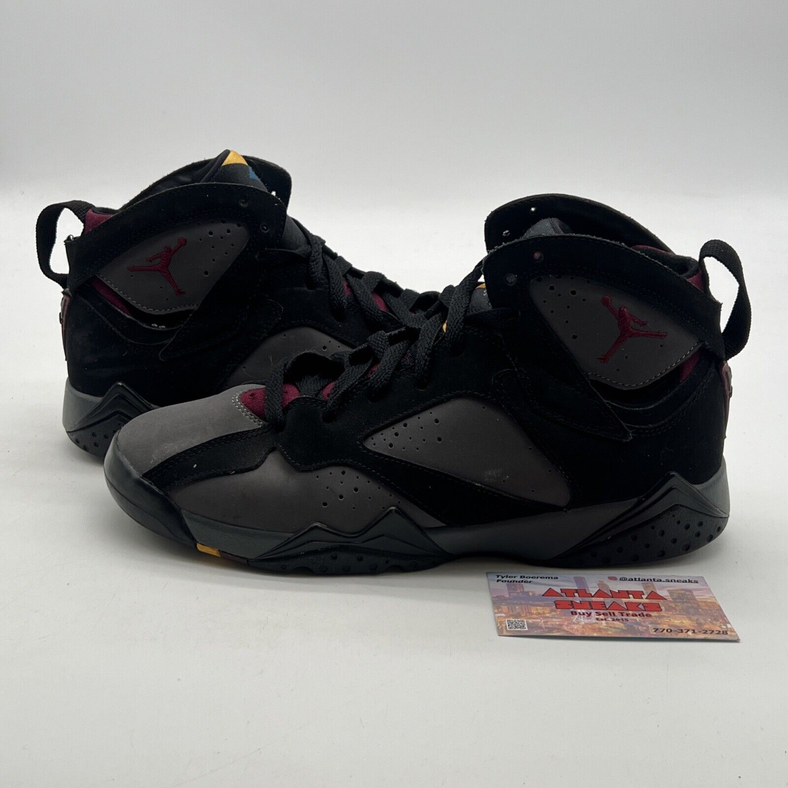 Size 7Y - Air Jordan 7 Retro 2011 High Bordeaux (304774-004)