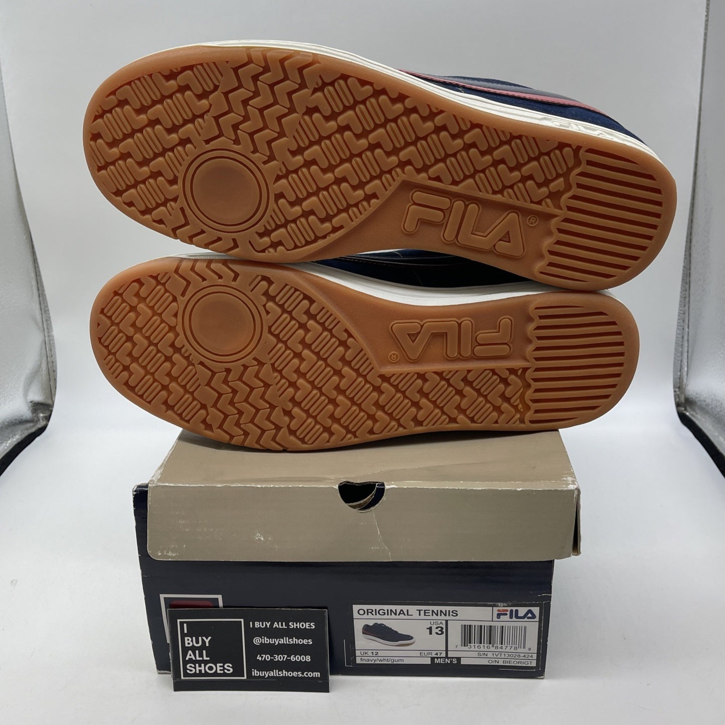 Size 13 - Fila X Mayor X FLuD Denim Sneaker OG Suede (1VT13028-424)