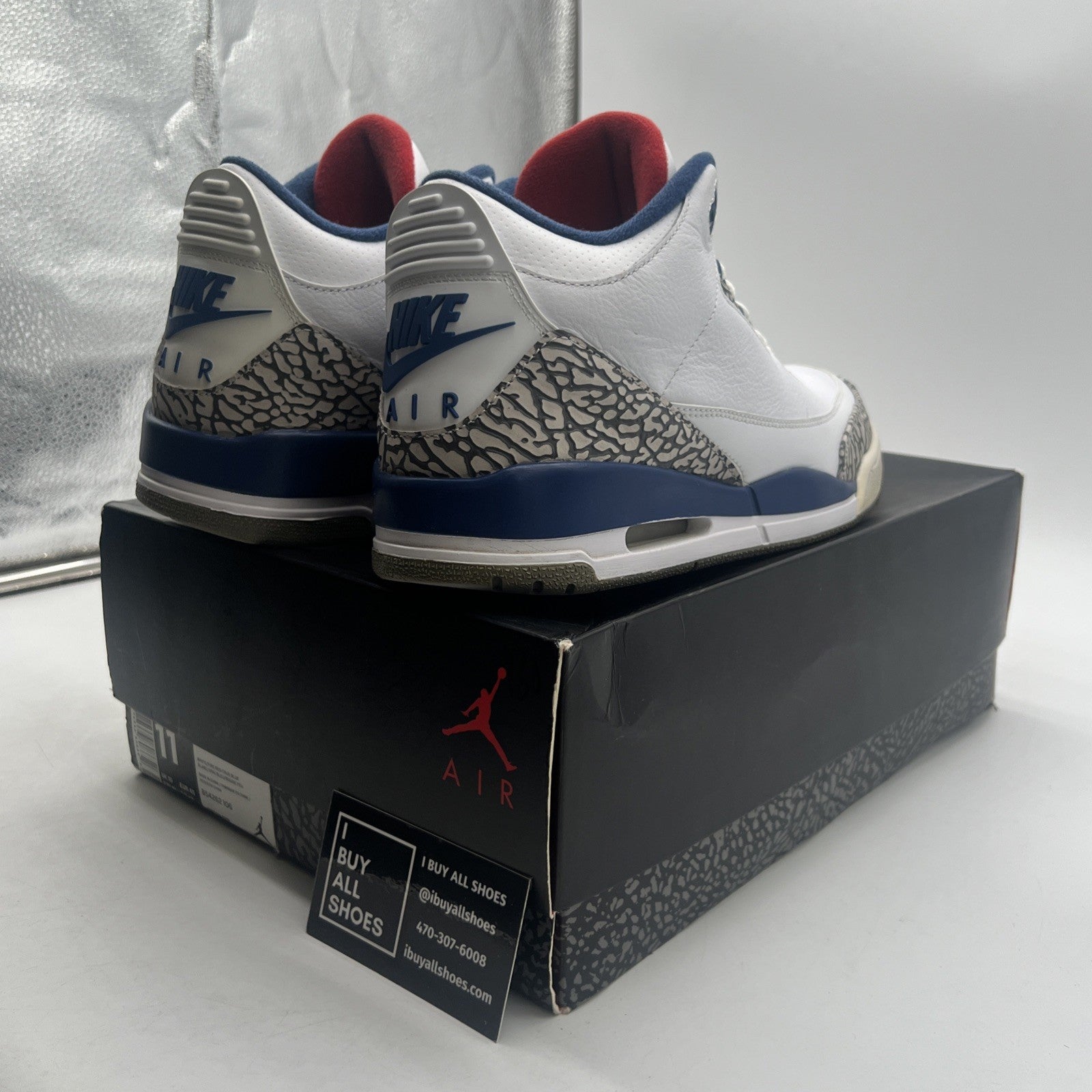 Size 11 - Air Jordan 3 Retro OG Mid True Blue (854262-106)
