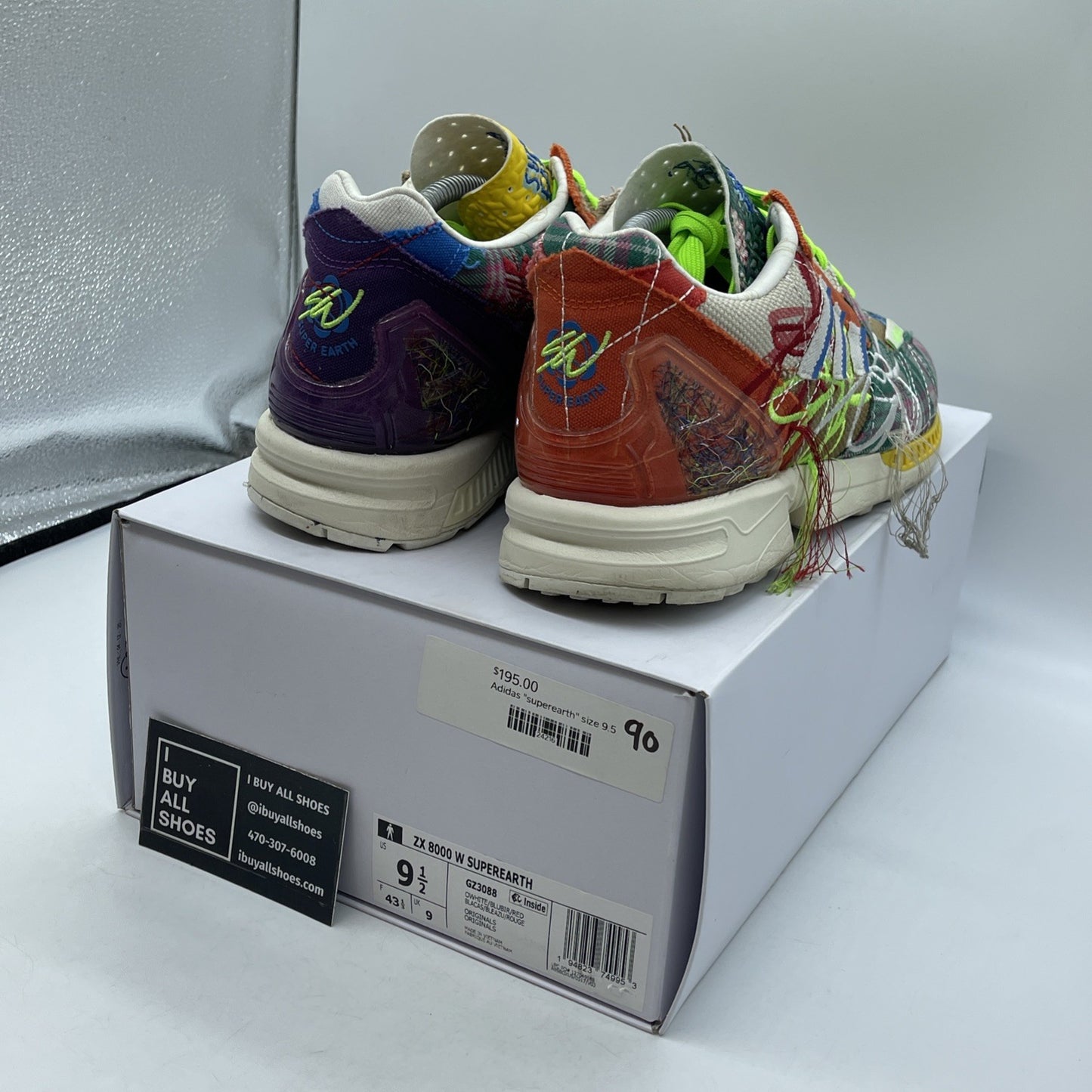 Size 9.5 - adidas Sean Wotherspoon x ZX 8000 A-ZX Series - Super Earth (GZ3088)