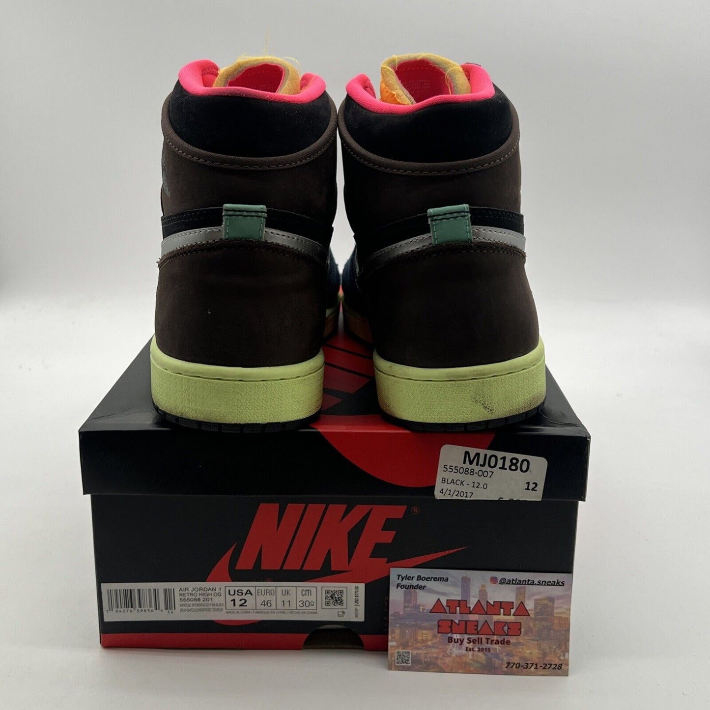 Size 12 - Air Jordan 1 Retro High Tokyo Bio Hack (555088-201)