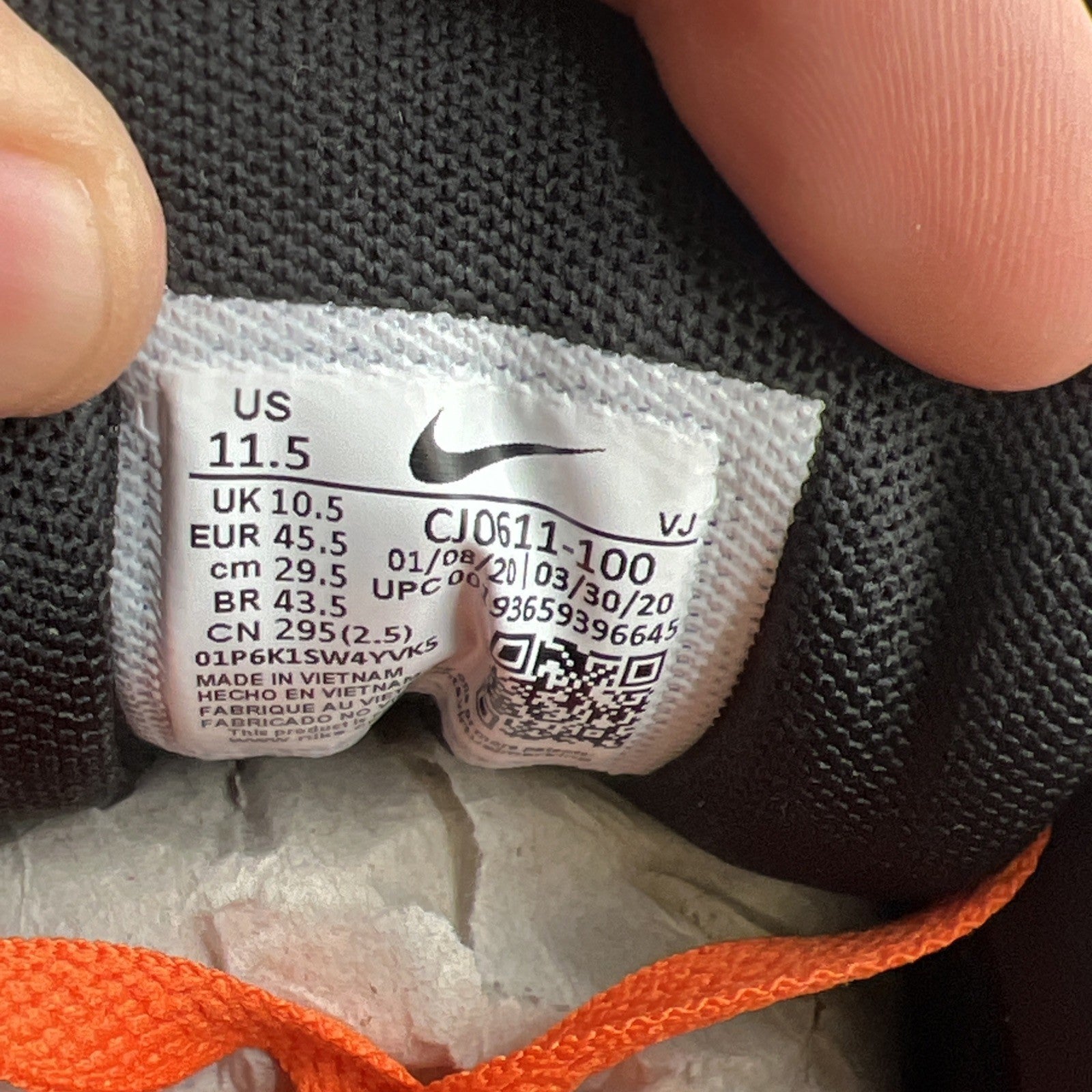 Size 11.5 - Nike Air Max 90 Home & Away - Safety Orange (CJ0611-100)
