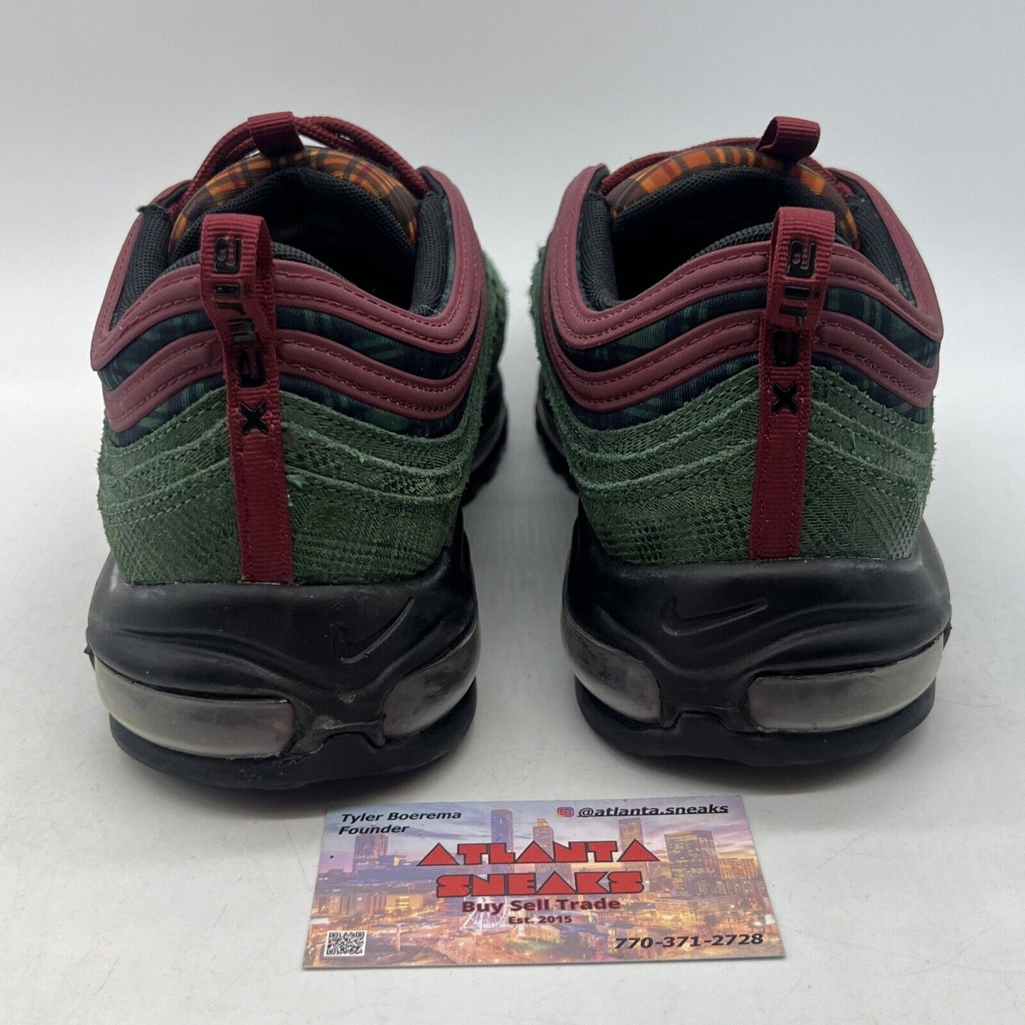 Size 12 - Nike Air Max 97 NRG Jacket Pack Green Maroon Black (AT6145-600)