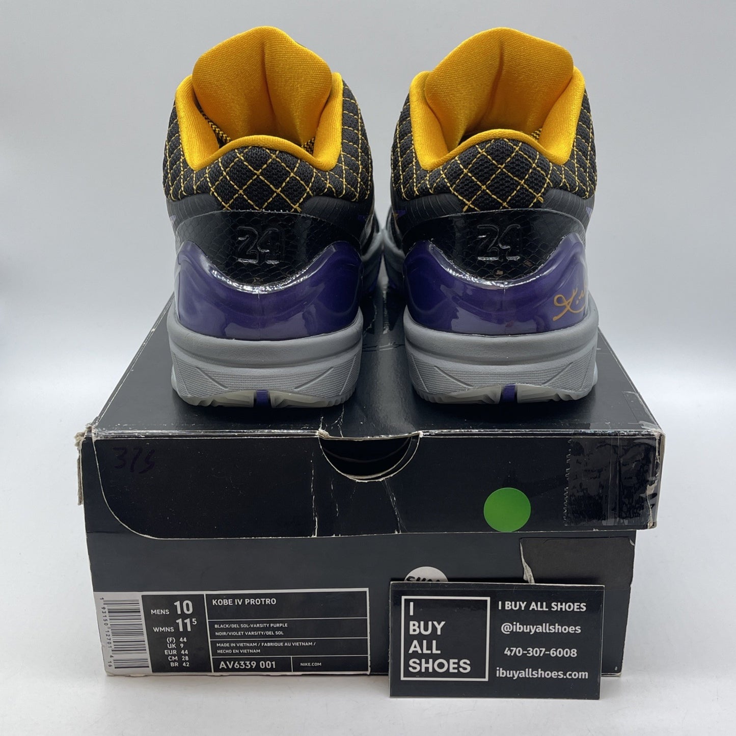 Size 10 - Nike Zoom Kobe 4 Protro 2019 Carpe Diem Suede Leather (AV6339-001)