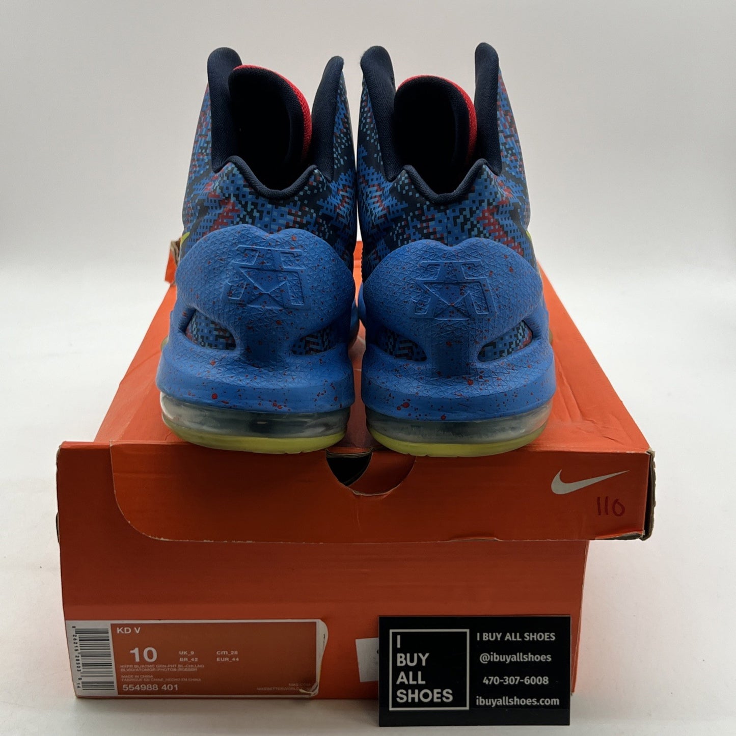 Size 10 - Nike Zoom KD 5 Christmas (554988-401)