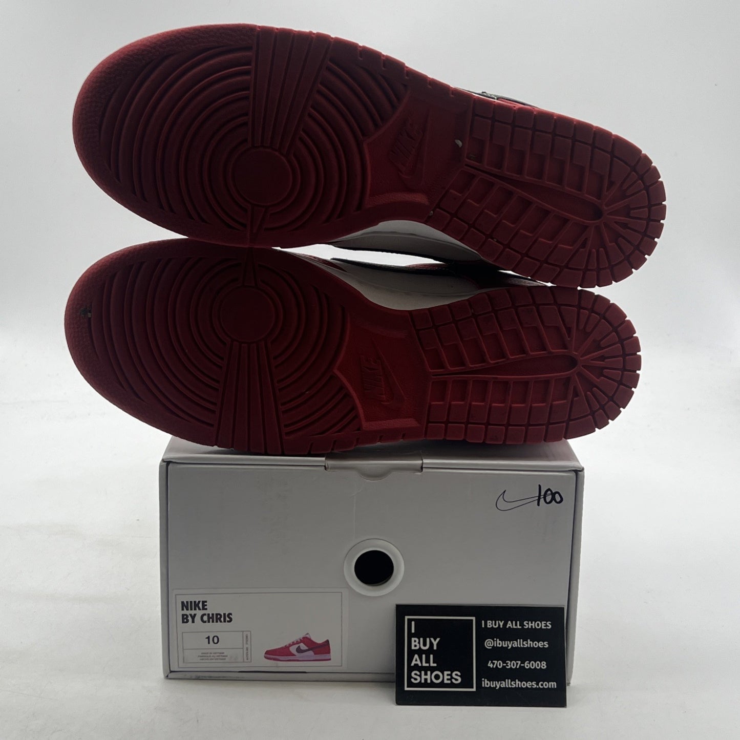 Size 10 - Nike Dunk Low By You “Chicago” Custom Men’s (AH7979-992)