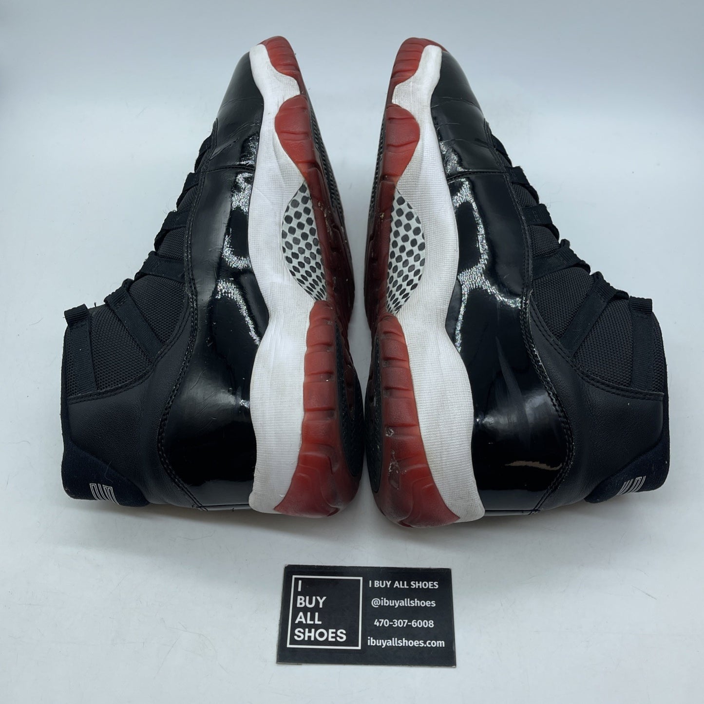 Size 11.5 - Jordan 11 Retro High Bred Black Suede Leather (378037-061)
