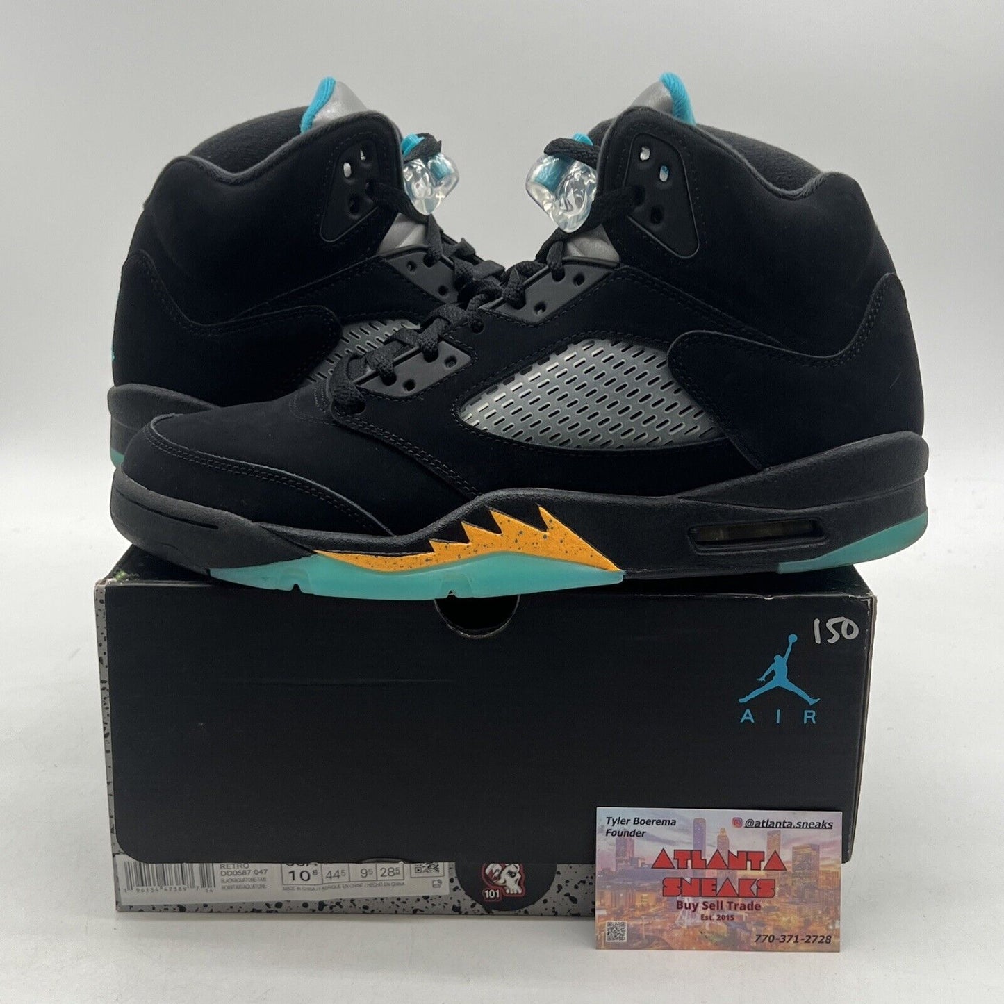 Size 10.5 - Jordan 5 Retro Mid Aqua (DD0587-047)