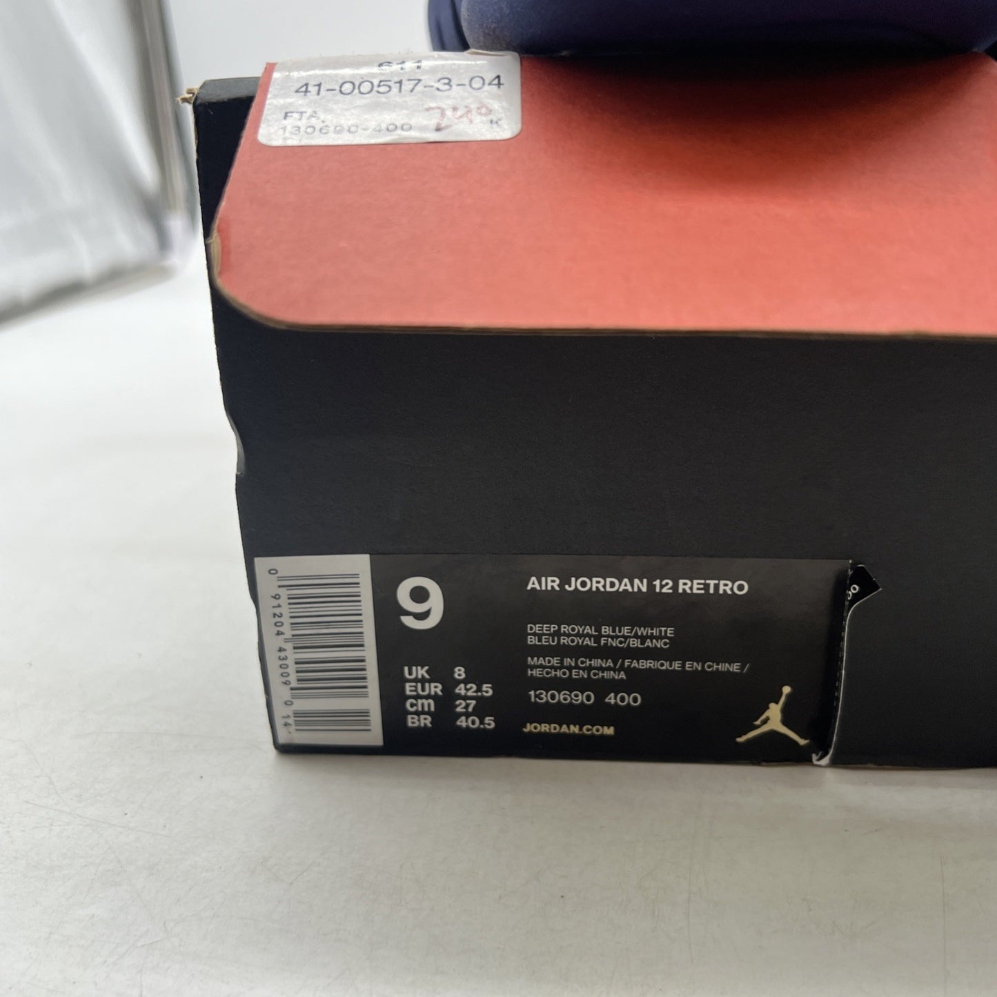 Size 9 - Air Jordan 12 Retro Deep Royal (130690-400)