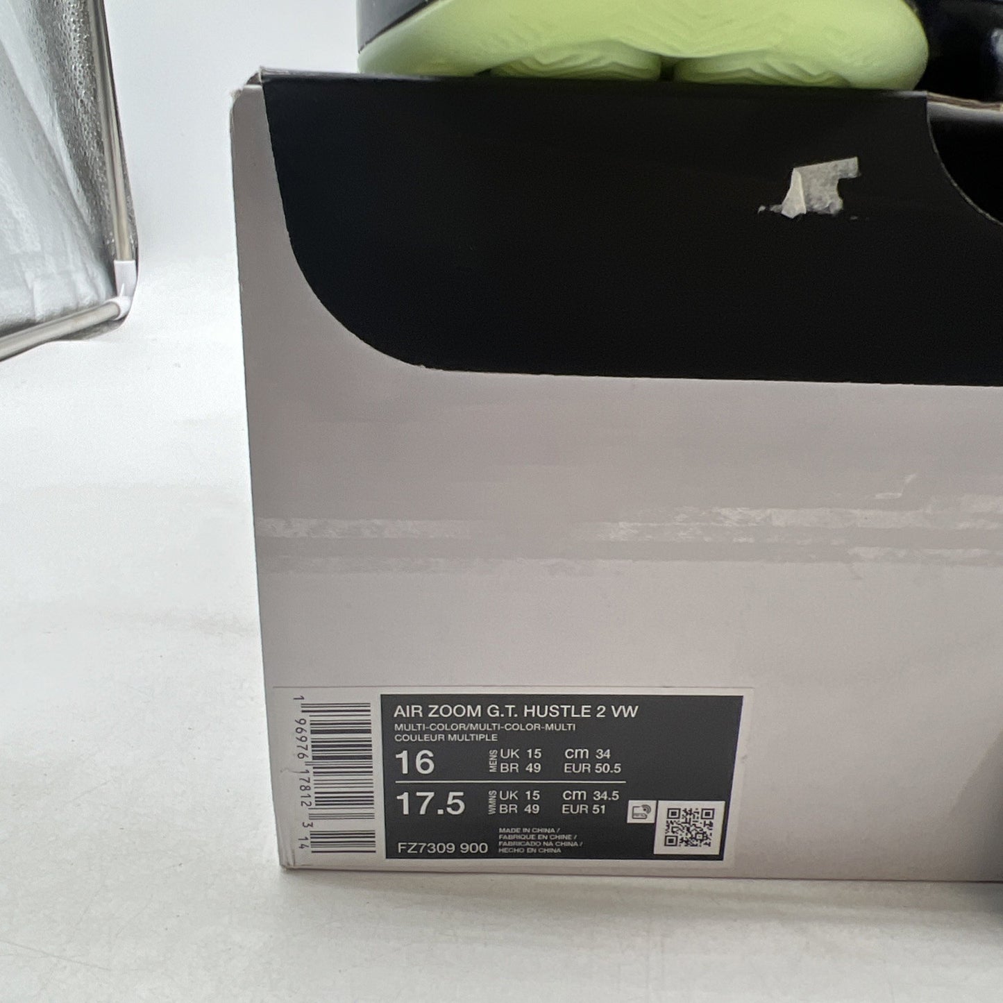 Size 16 - Nike Victor Wembanyama x Air Zoom GT Hustle 2 Alien (FZ7309-900)