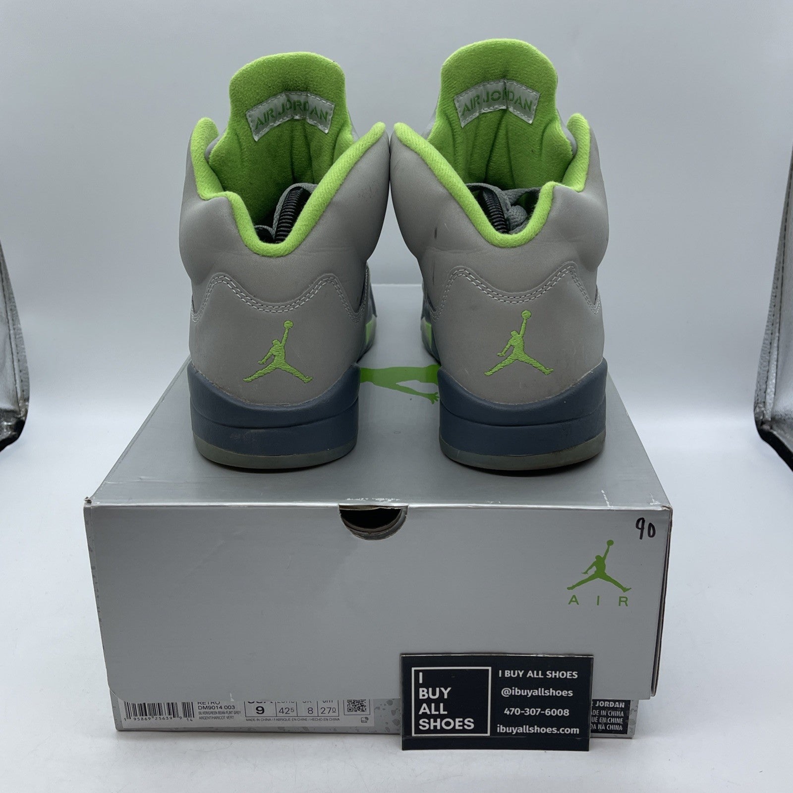 Size 9 - Air Jordan 5 Retro Green Bean (DM9014-003(
