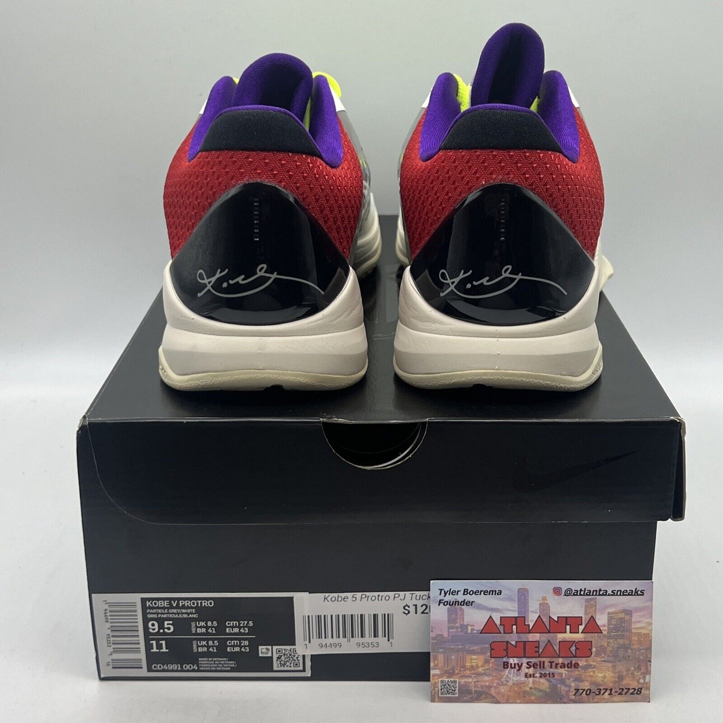 Size 9.5 - Nike Zoom Kobe 5 Protro PE P.J. Tucker 2020 Brand New Og All